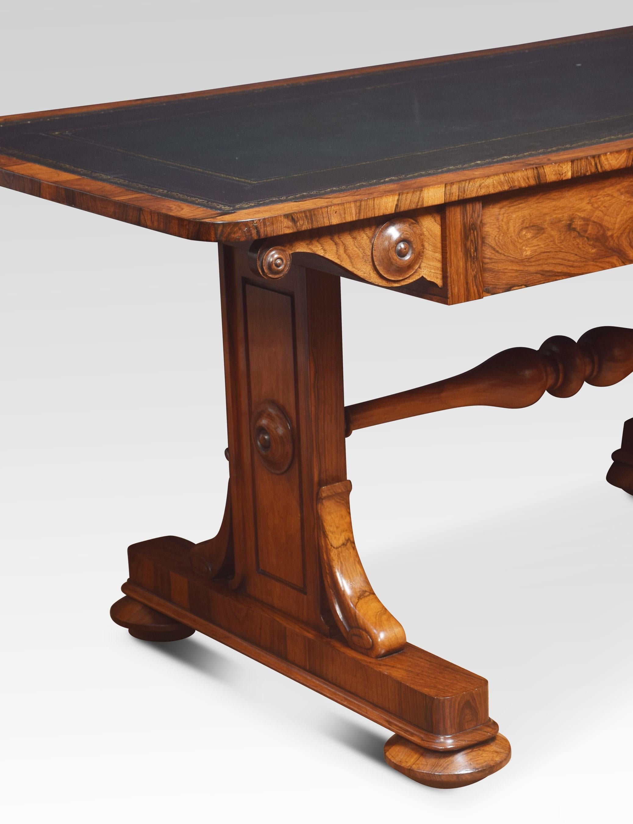 British 19th Century Library Table For Sale
