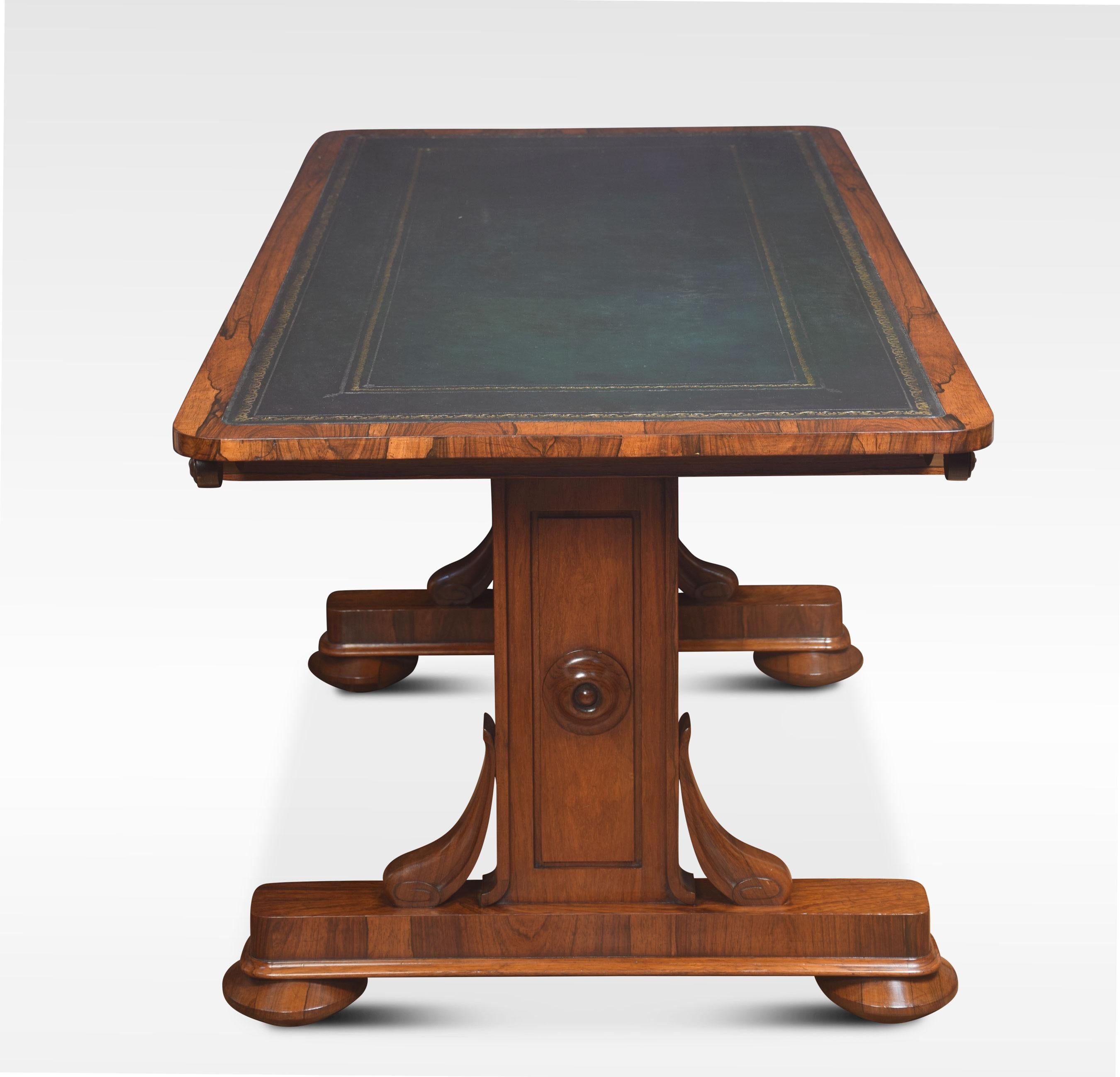 Wood 19th Century Library Table For Sale