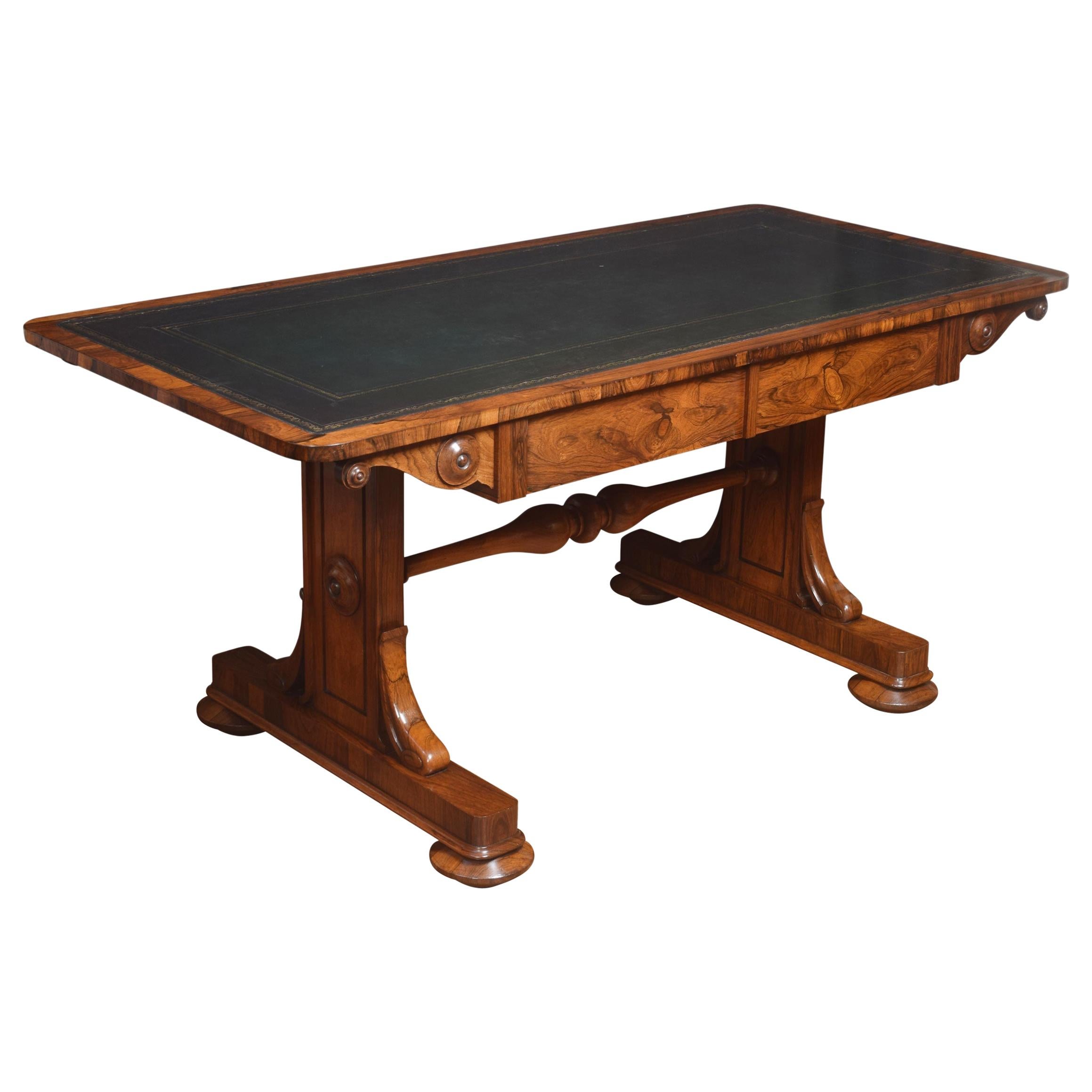 19th Century Library Table For Sale
