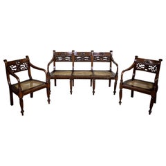 Antique 19th Century Rosewood Parlor Set