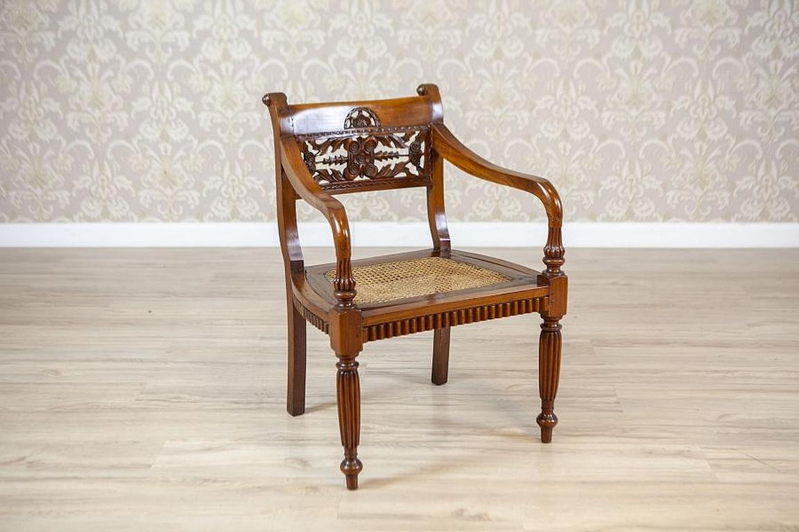 19th Century Rosewood Parlor Set with Carved Backrests For Sale 3