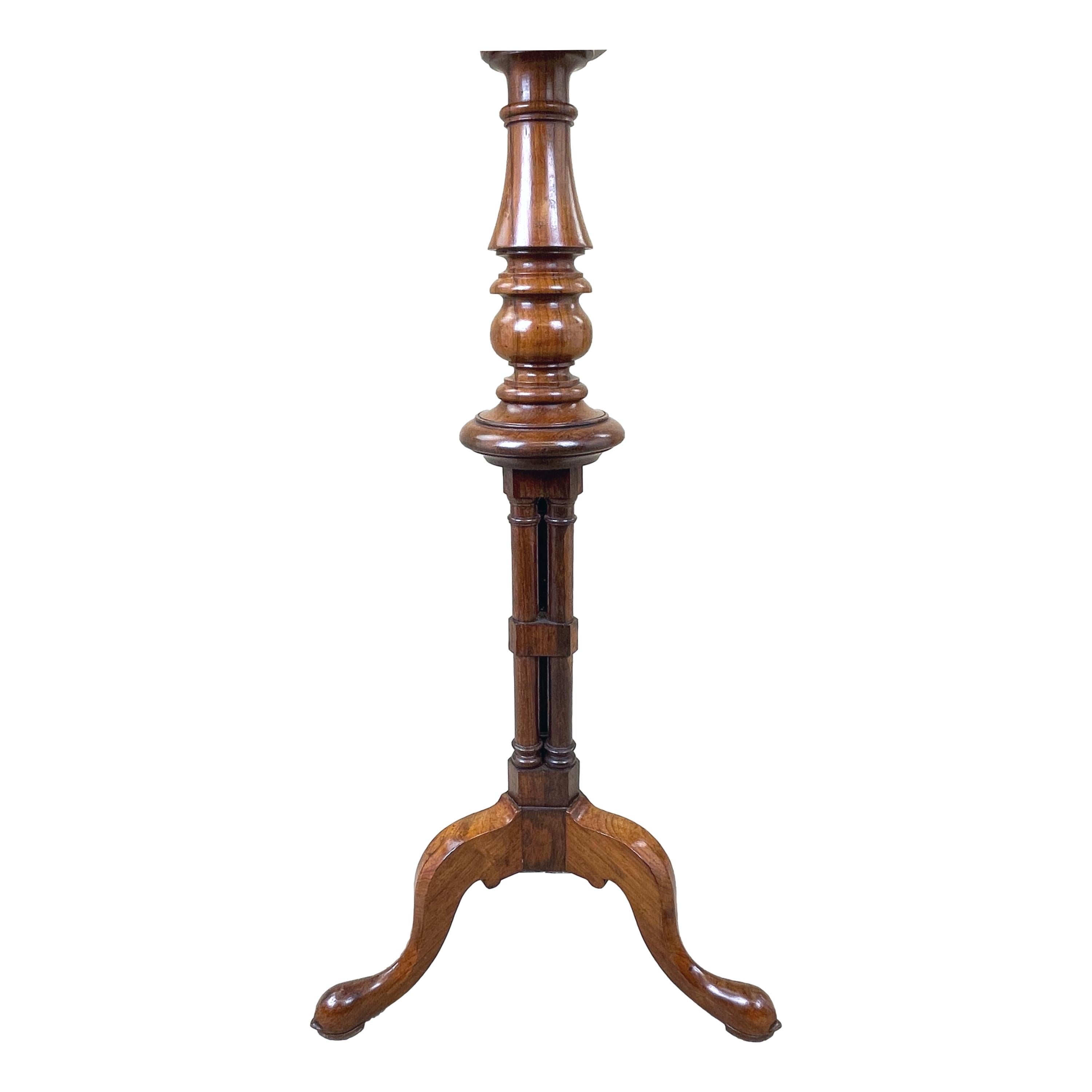 19th Century Rosewood Piecrust Occasional Table 7