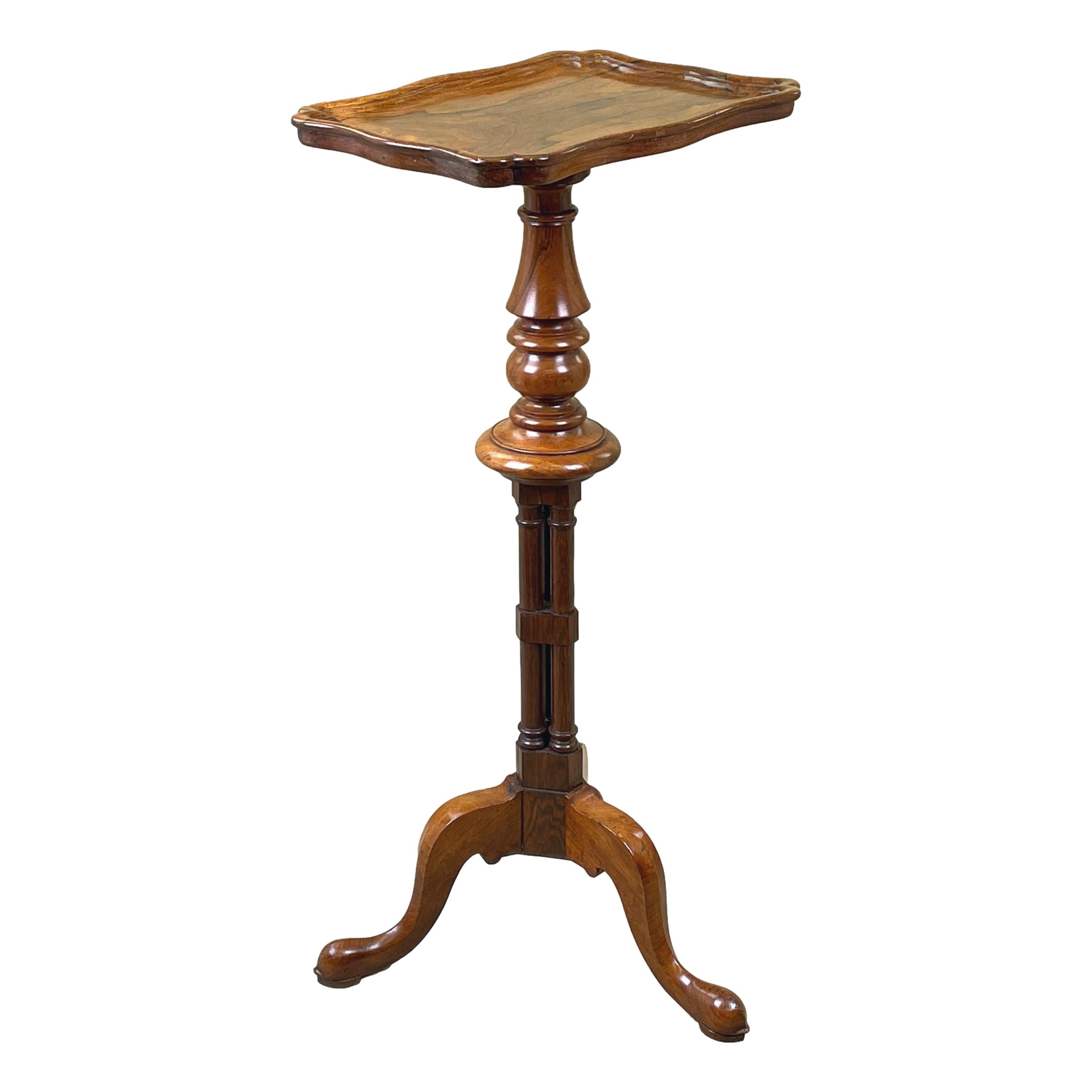 William IV 19th Century Rosewood Piecrust Occasional Table
