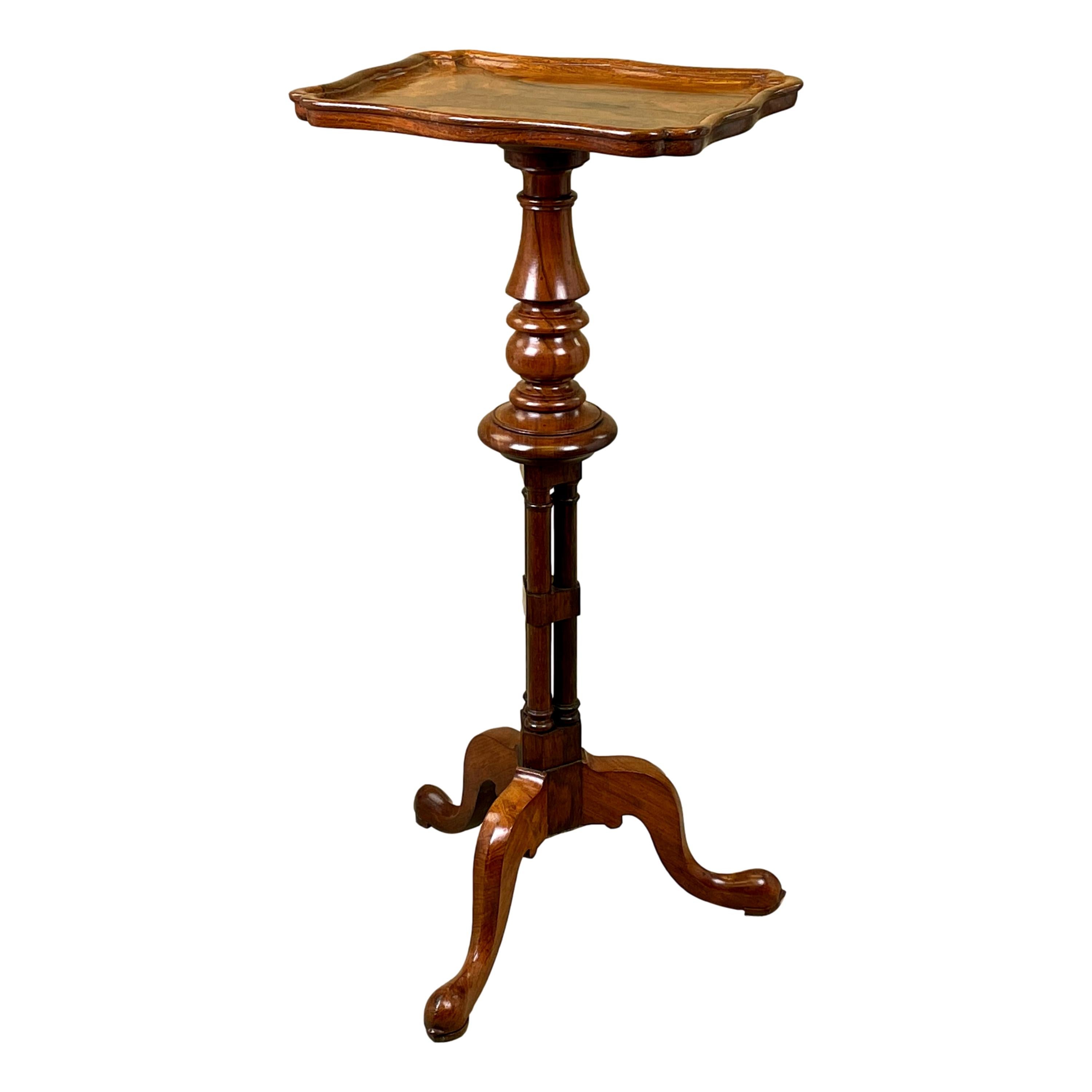 19th Century Rosewood Piecrust Occasional Table 2