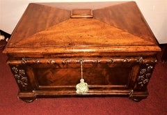 19th Century Rosewood Wine Cooler. Rococo Lead Lined.