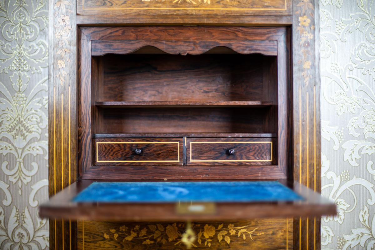 19th Century Rosewood Secretary Desk 2