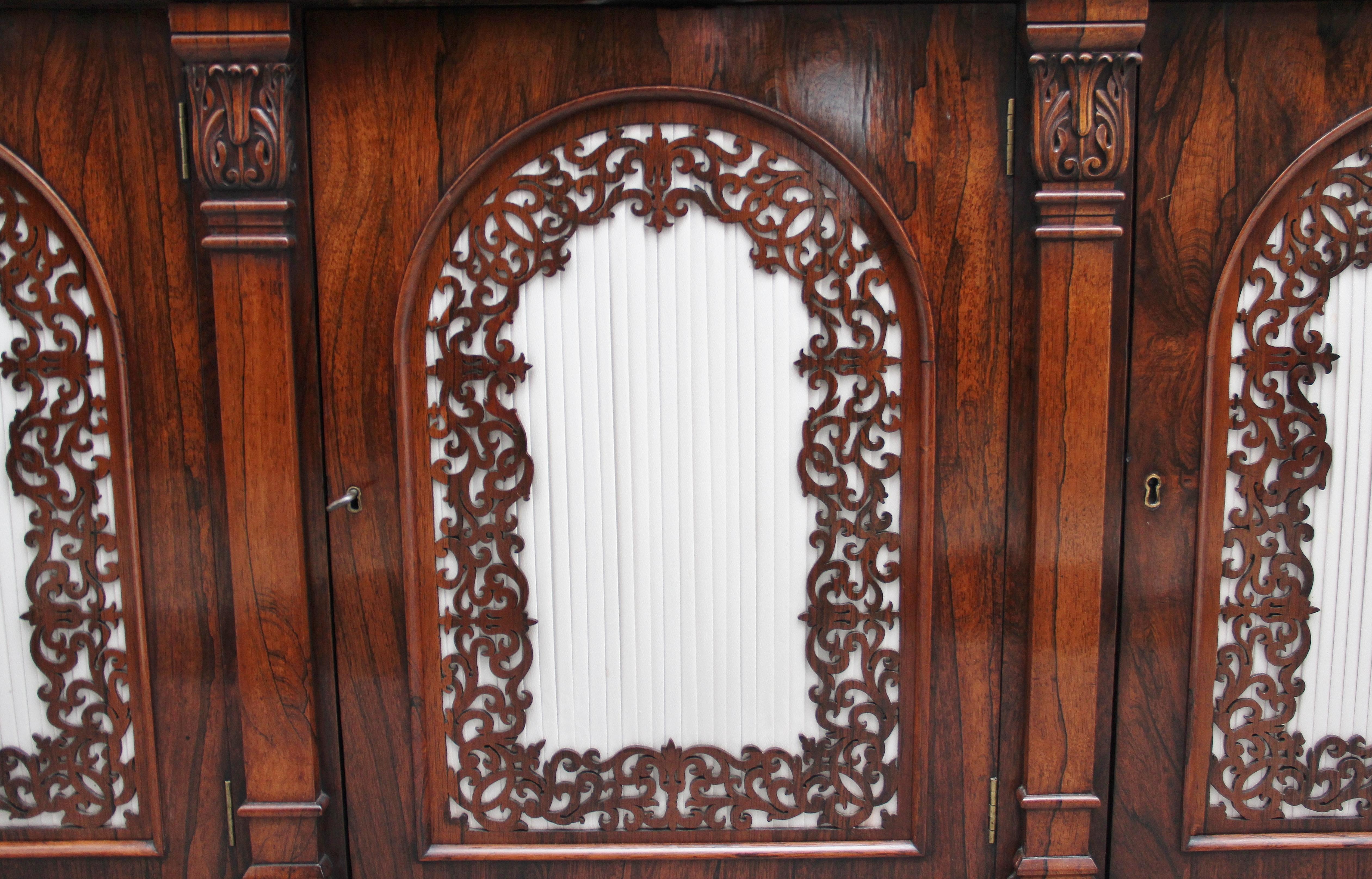 19th Century Rosewood Side Cabinet 5