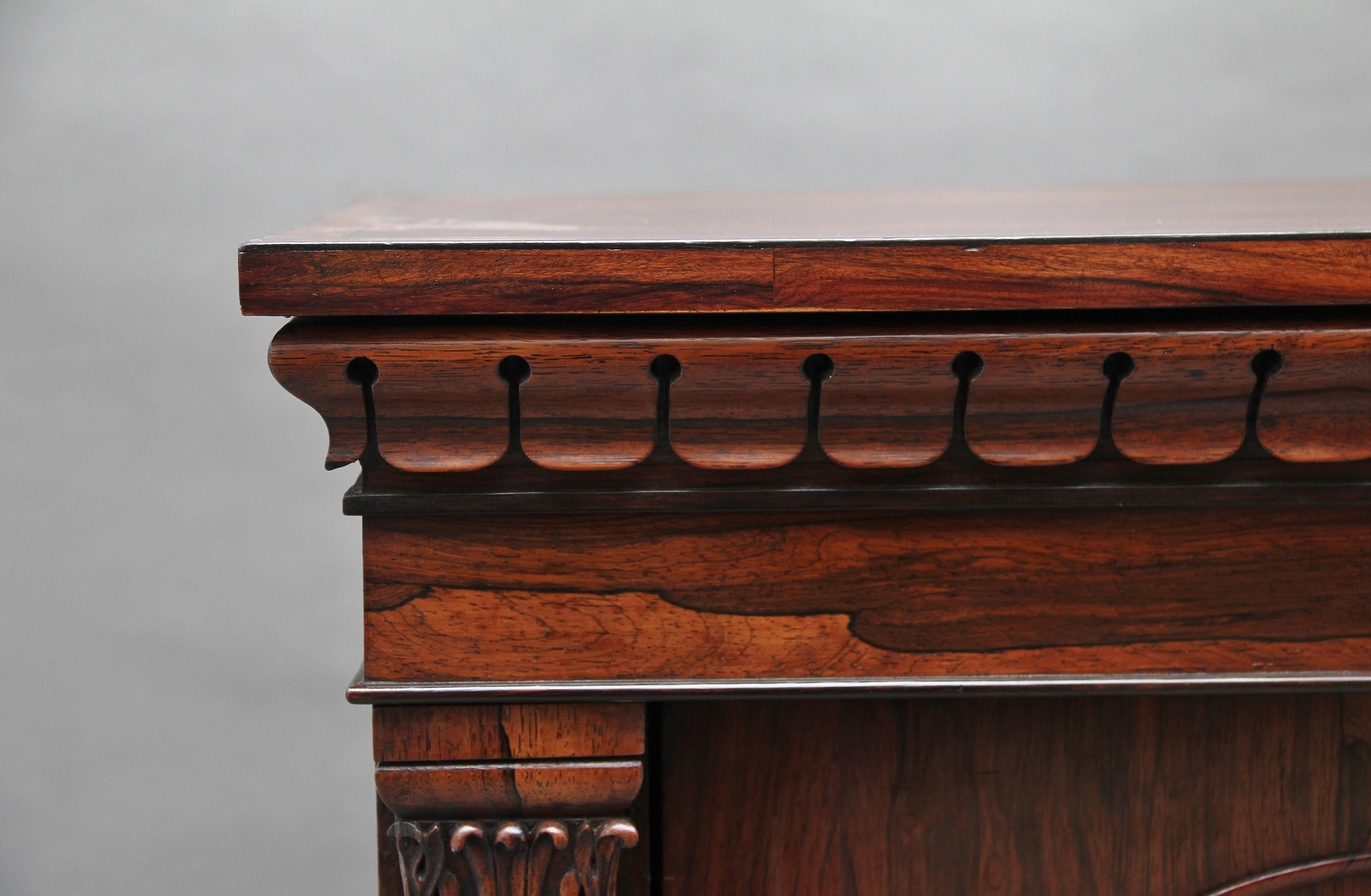 19th Century Rosewood Side Cabinet 8