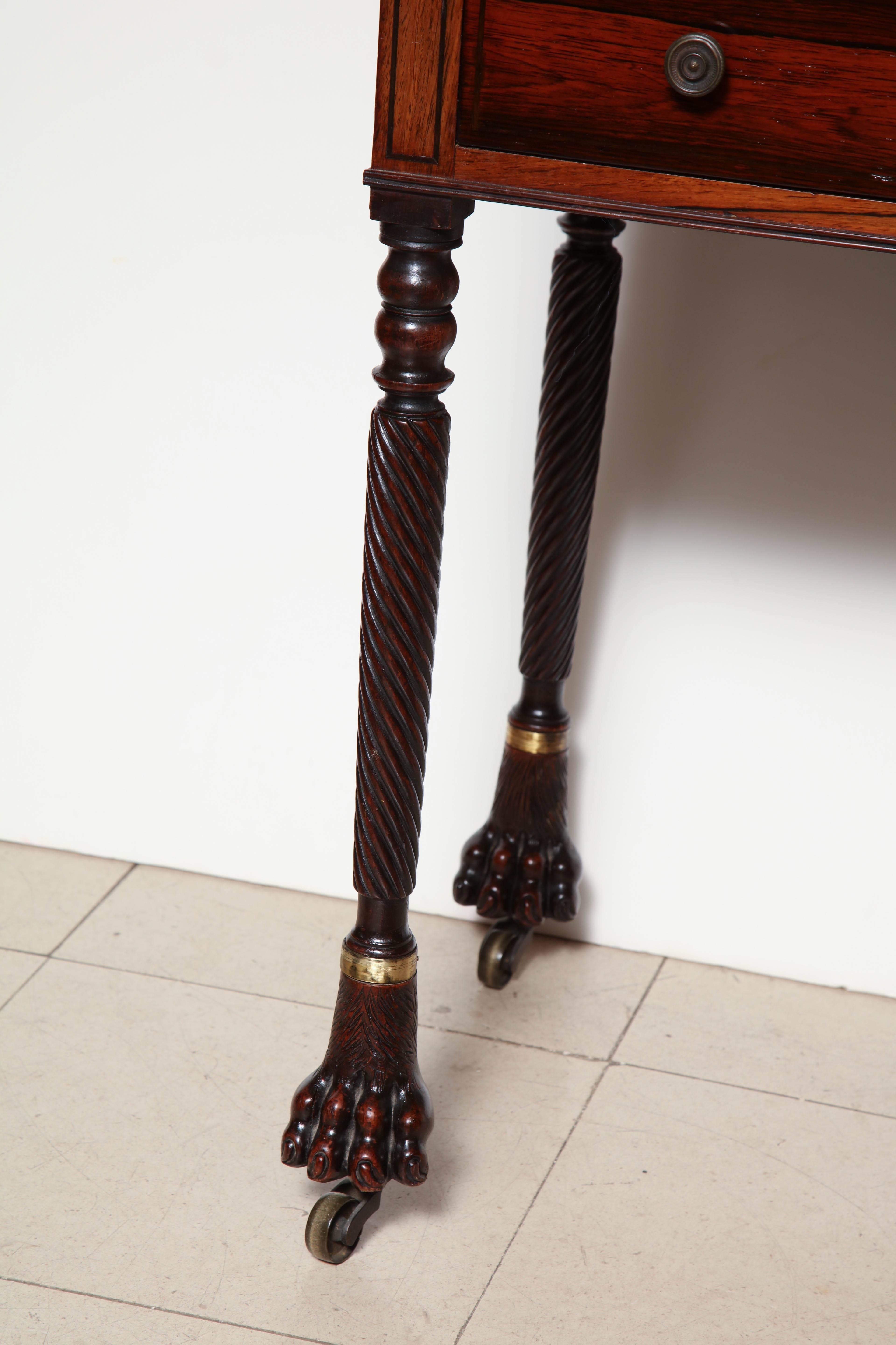 English 19th Century Rosewood Side Table