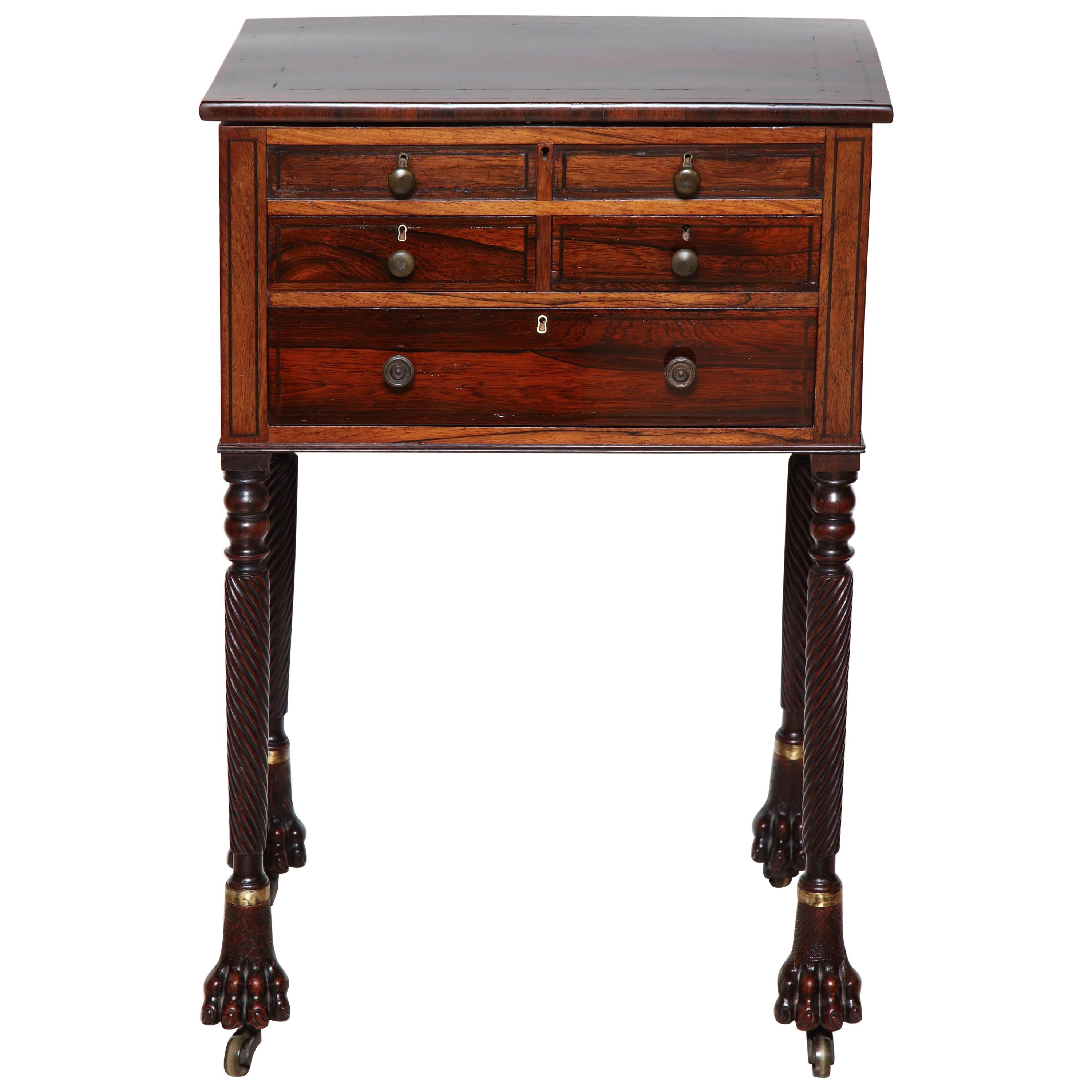 19th Century Rosewood Side Table
