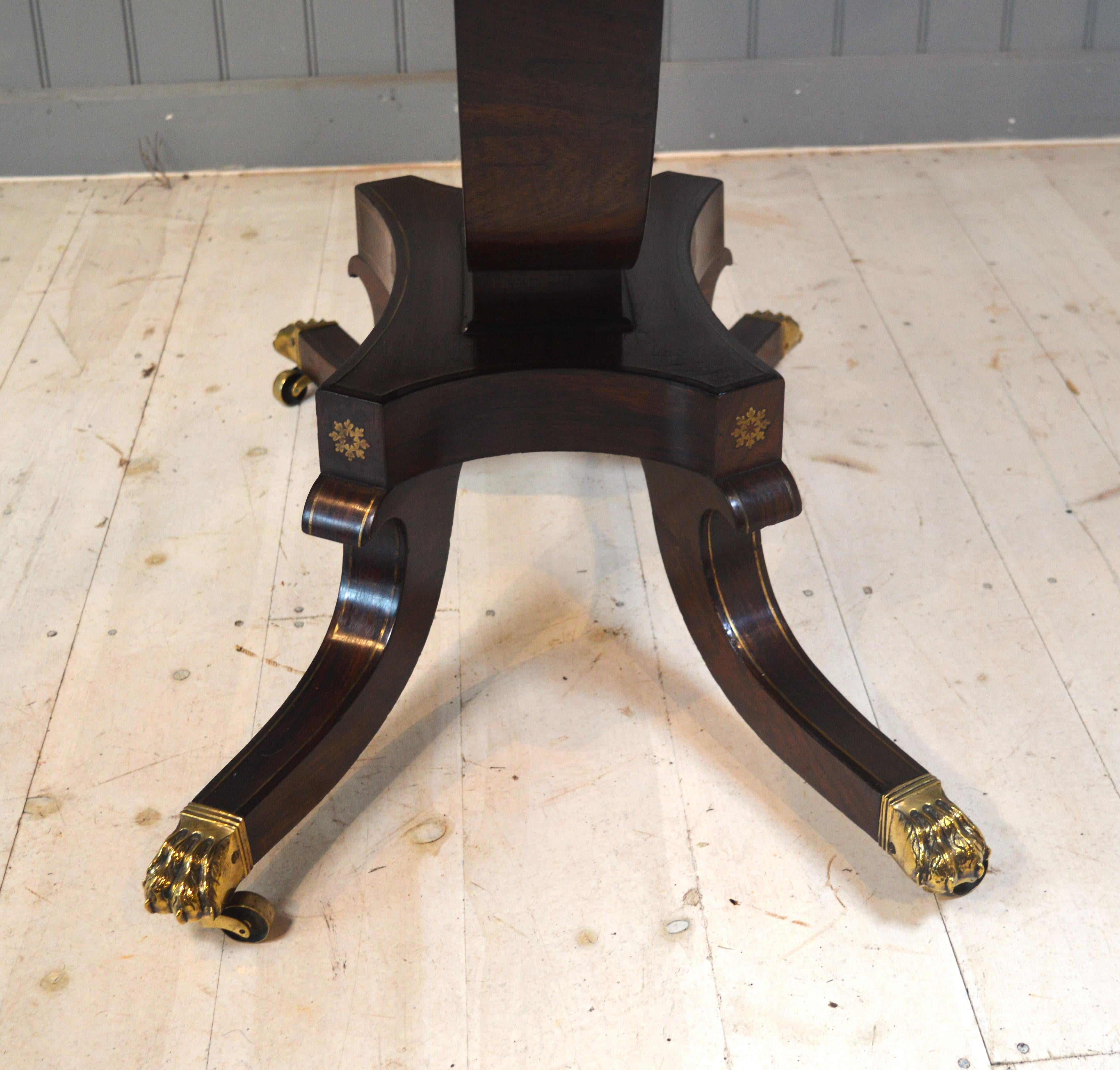 19th century rosewood sofa table 3