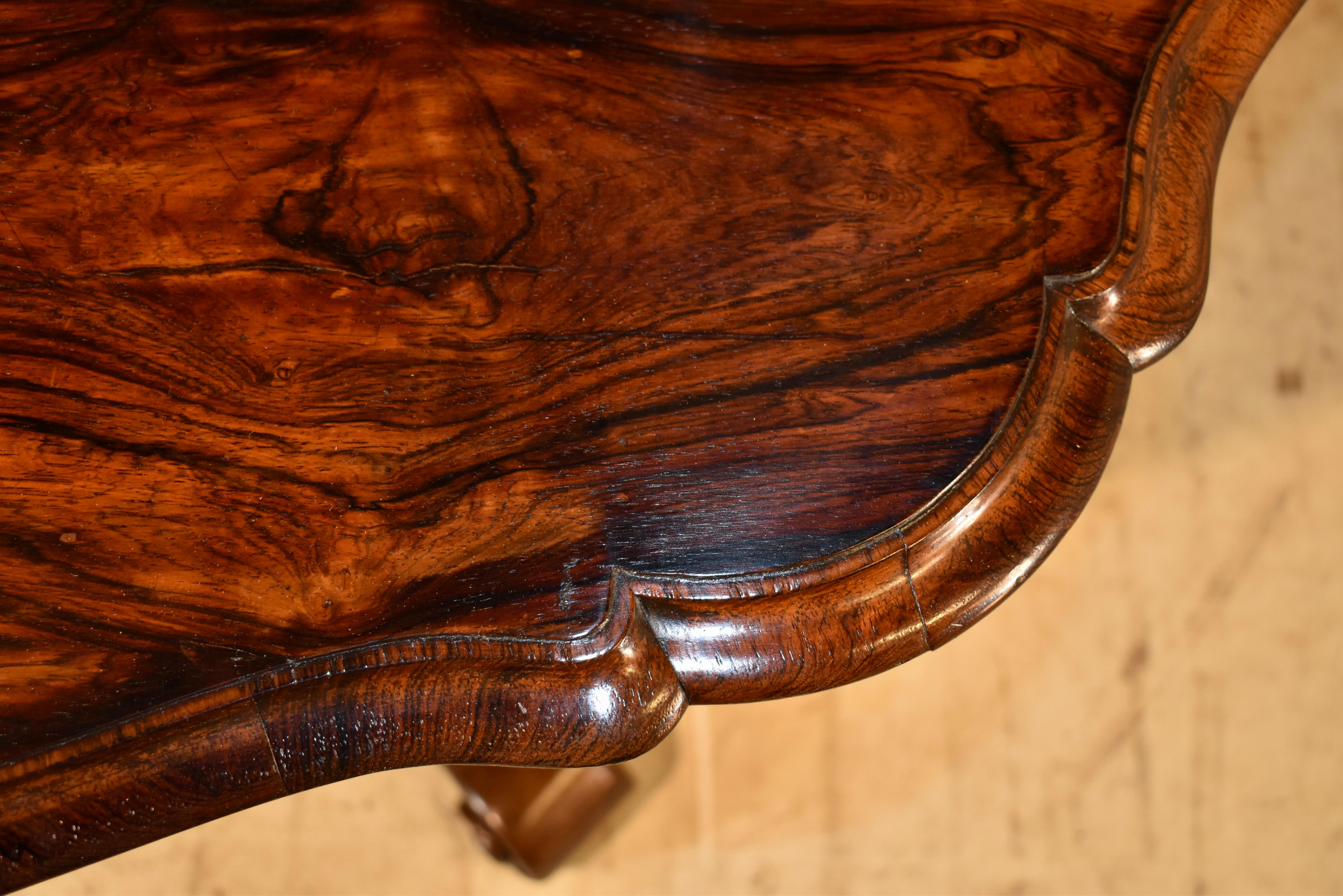 19th Century Rosewood Tilt-Top Table For Sale 6