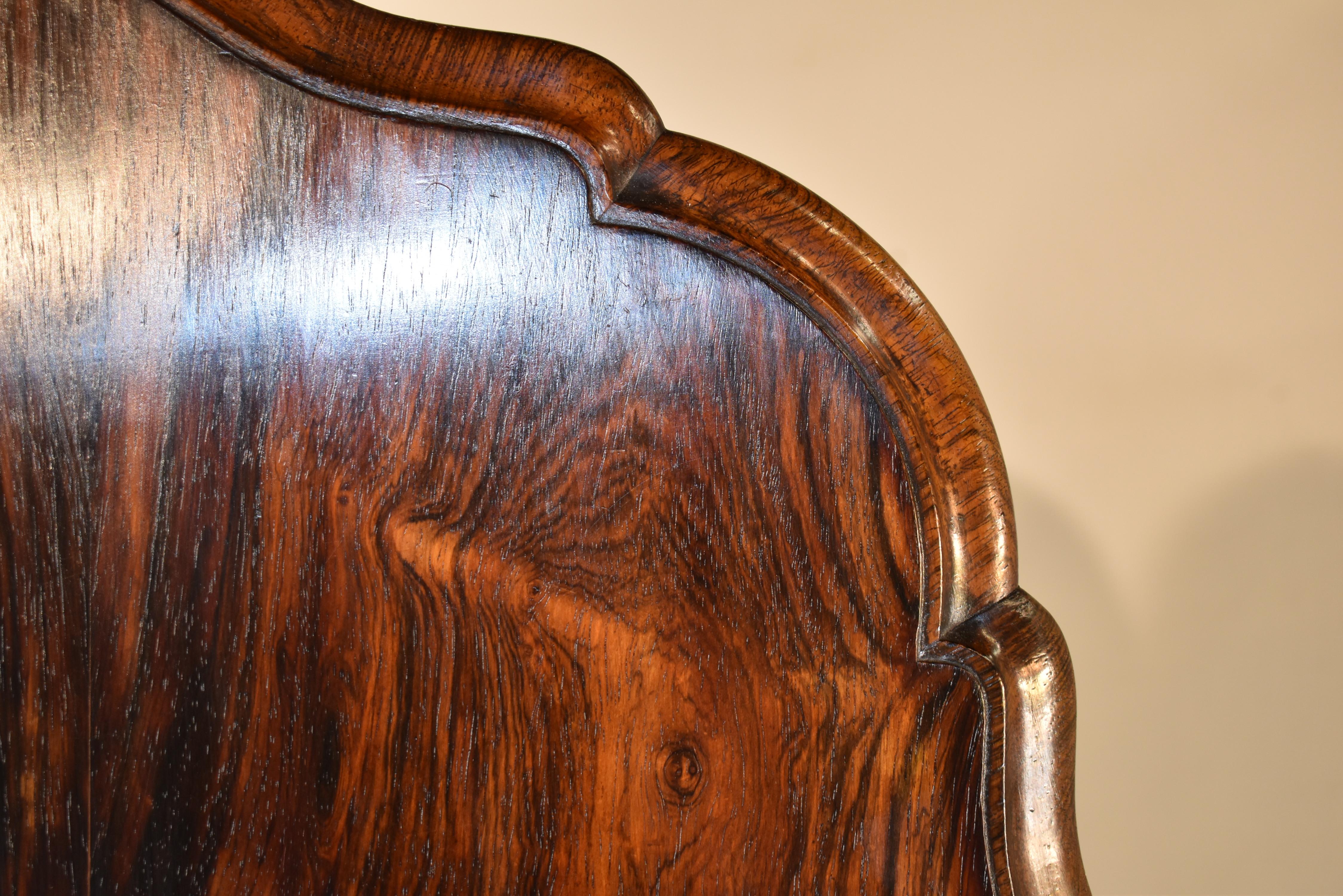 19th Century Rosewood Tilt-Top Table In Good Condition For Sale In High Point, NC