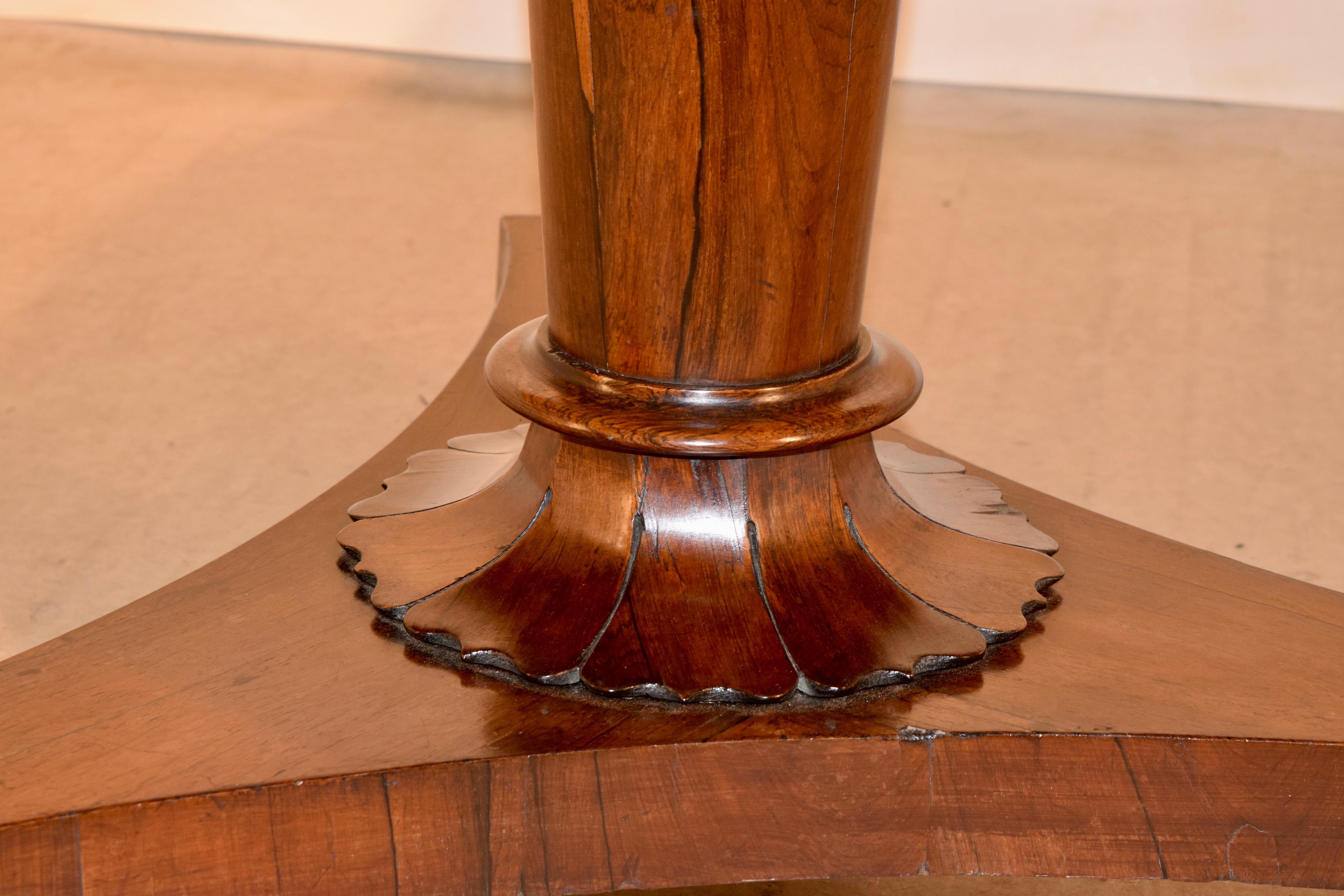 19th Century Rosewood Tilt-Top Table 1