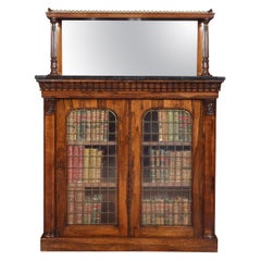 19th Century Rosewood Two Door Chiffonier