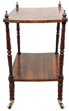 19th Century Rosewood Two Tier Étagère