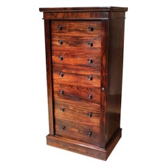 19th Century Rosewood Wellington Chest of Drawers