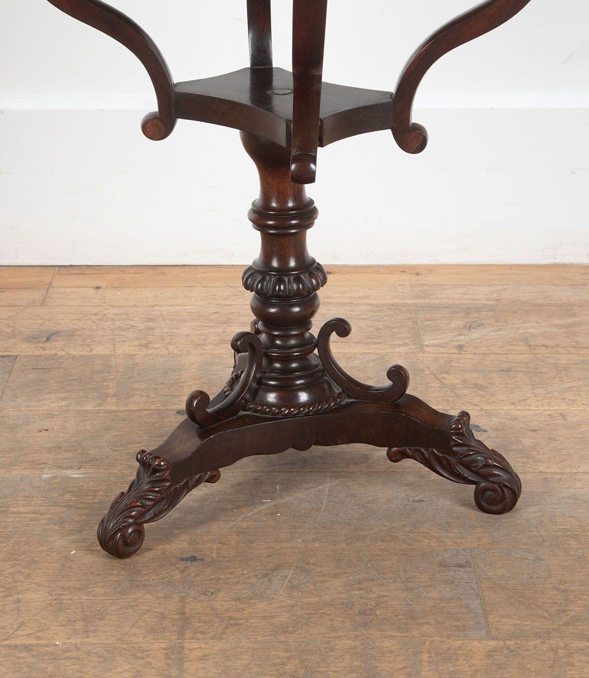 19th Century Rosewood Work Table 3