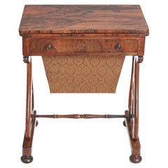 19th Century rosewood work table