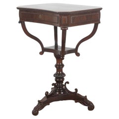 19th Century Rosewood Work Table
