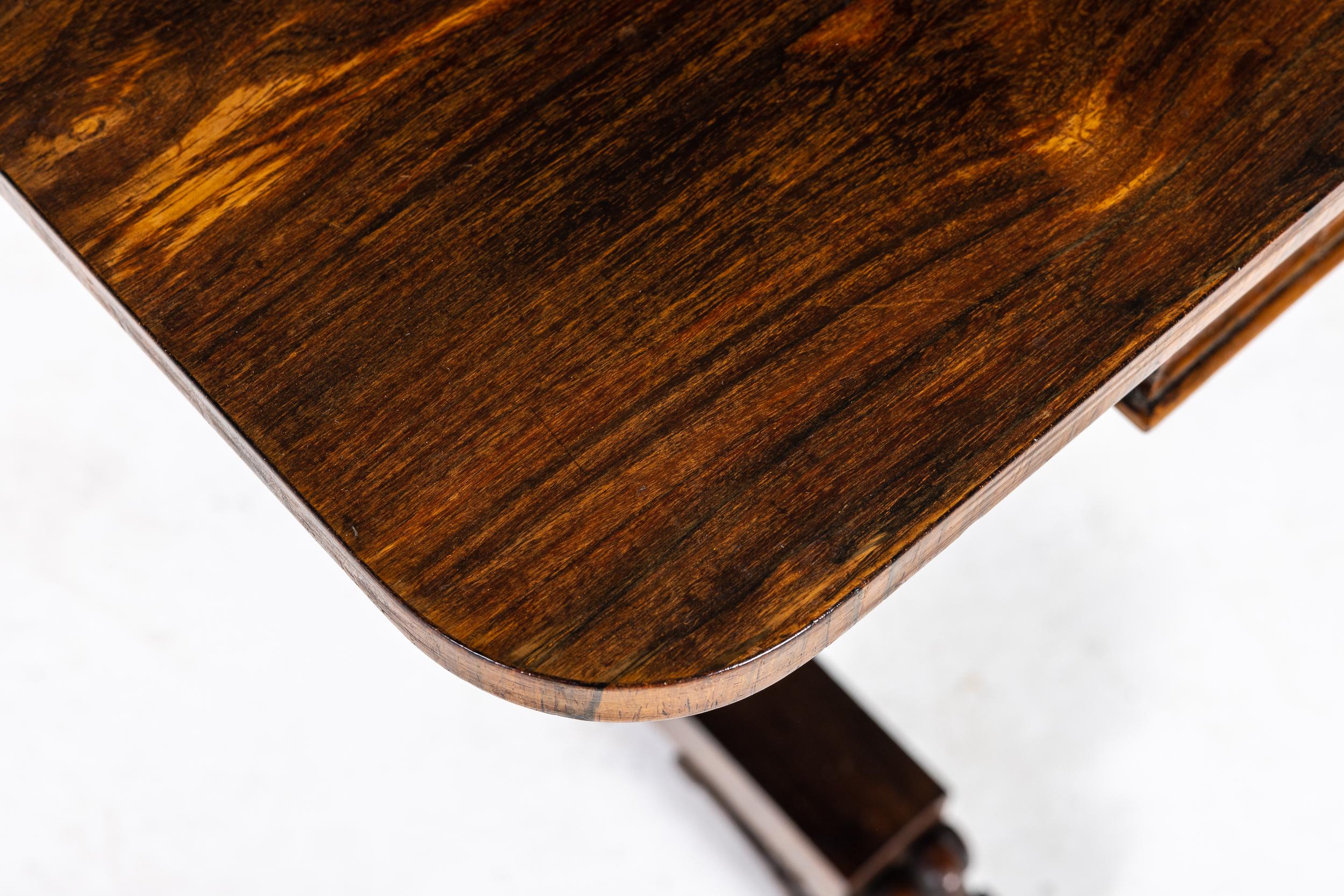 19th Century Rosewood Writing Table For Sale 9