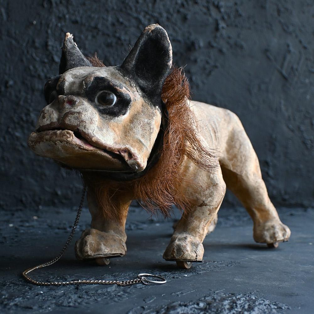 Hand-Crafted 19th Century Roullet Decamp Growling Dog For Sale