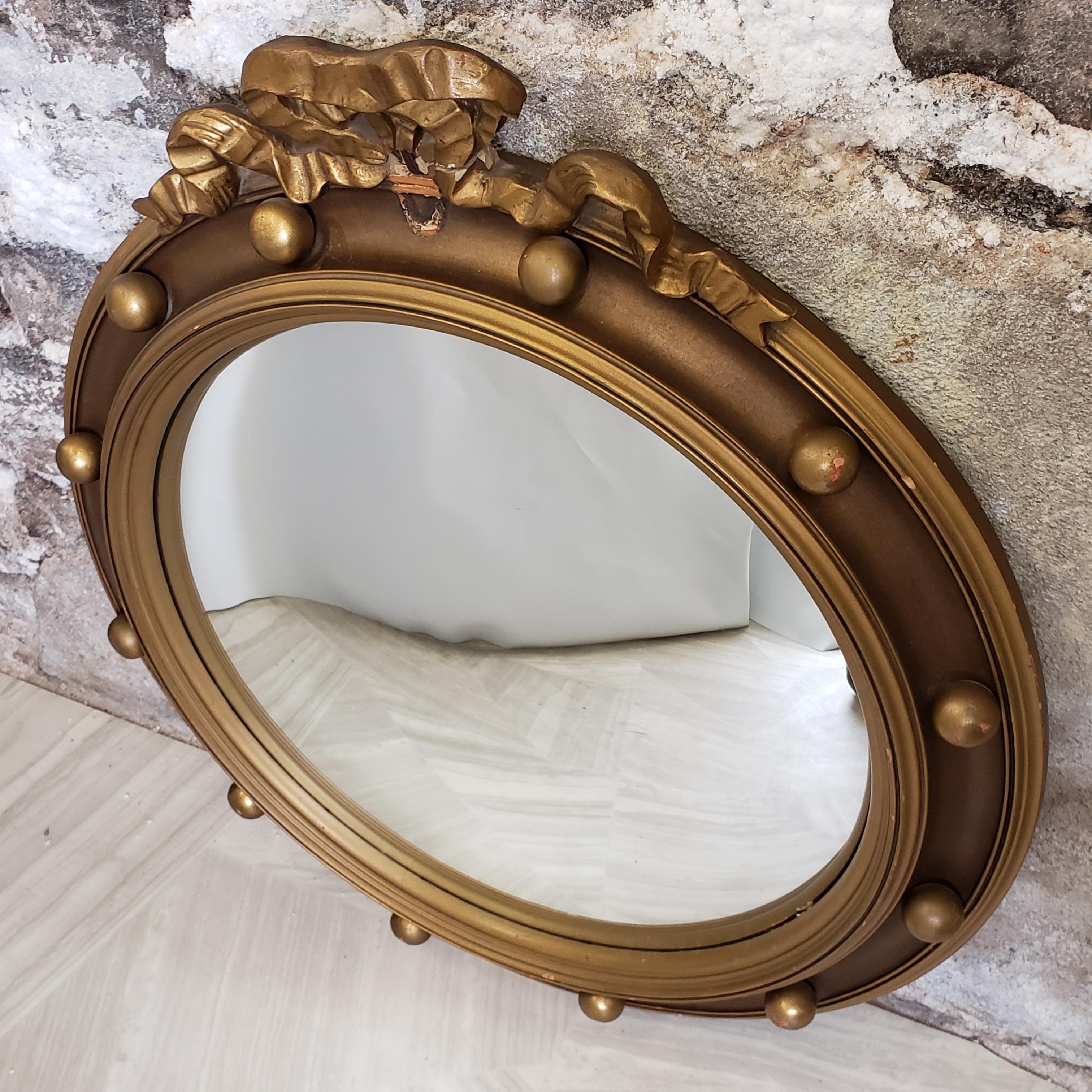 convex round wall mirror
