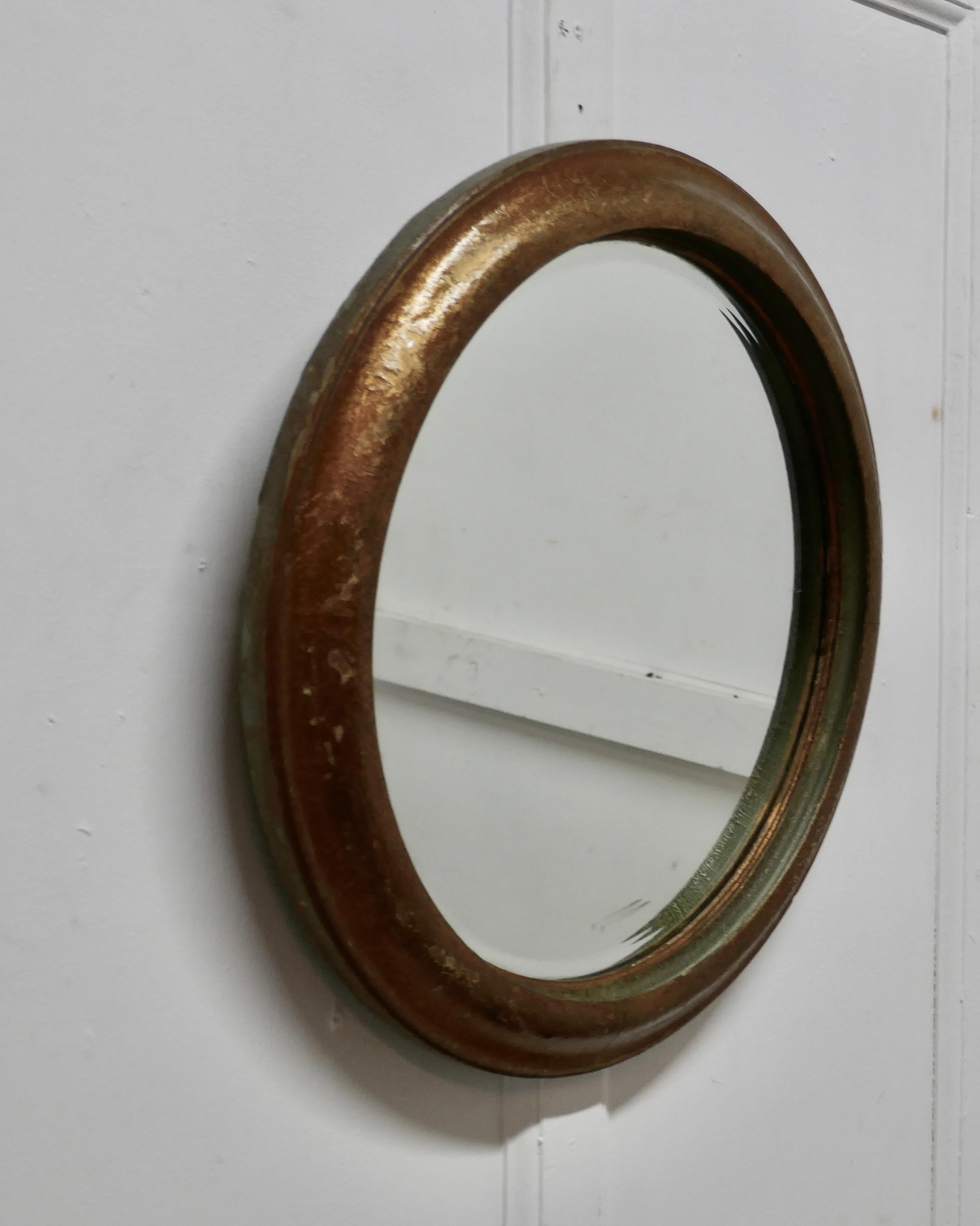 19th Century Round French Wall Mirror In Good Condition In Chillerton, Isle of Wight