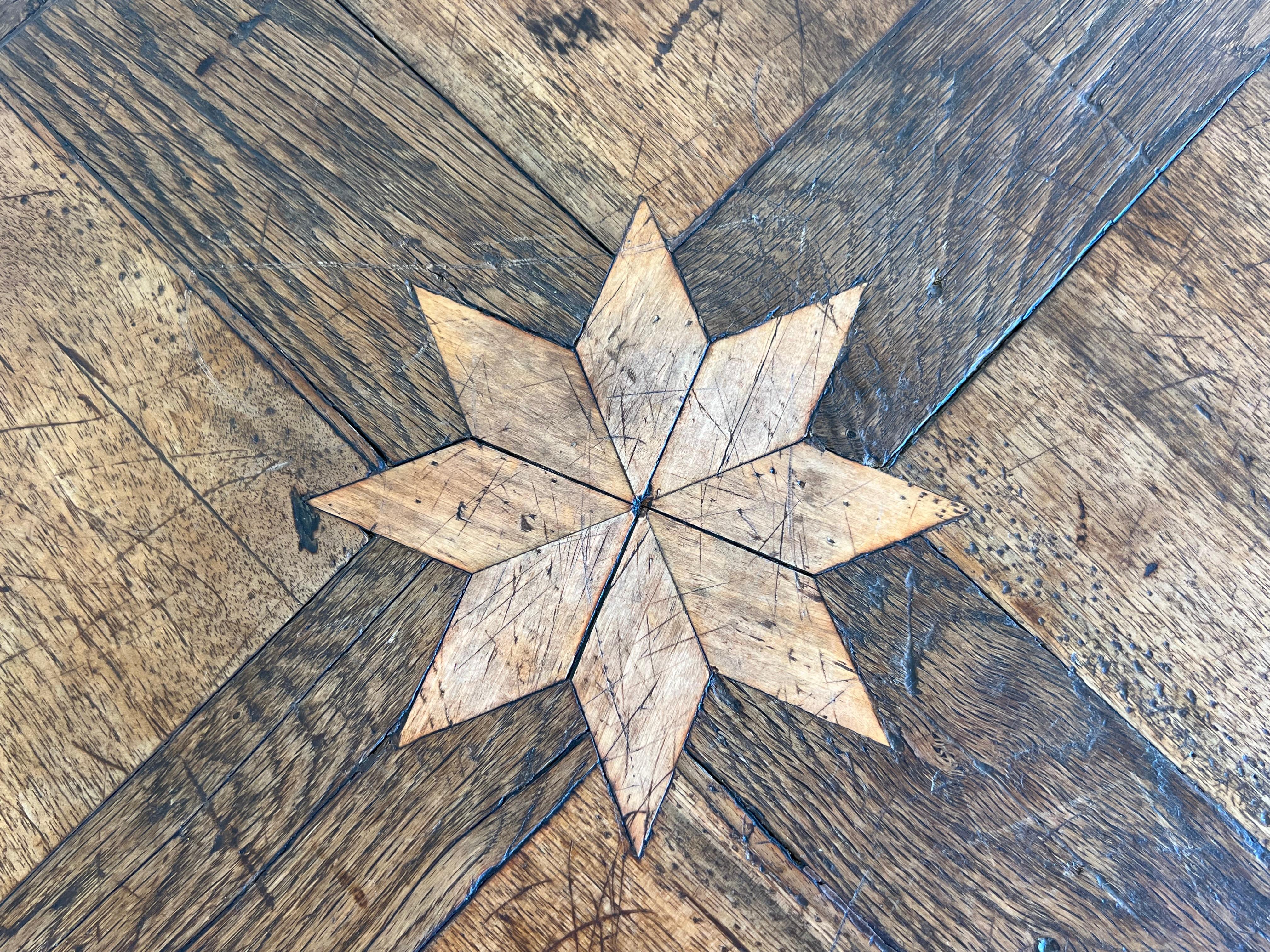 19th Century Round Inlaid Dining Table 2