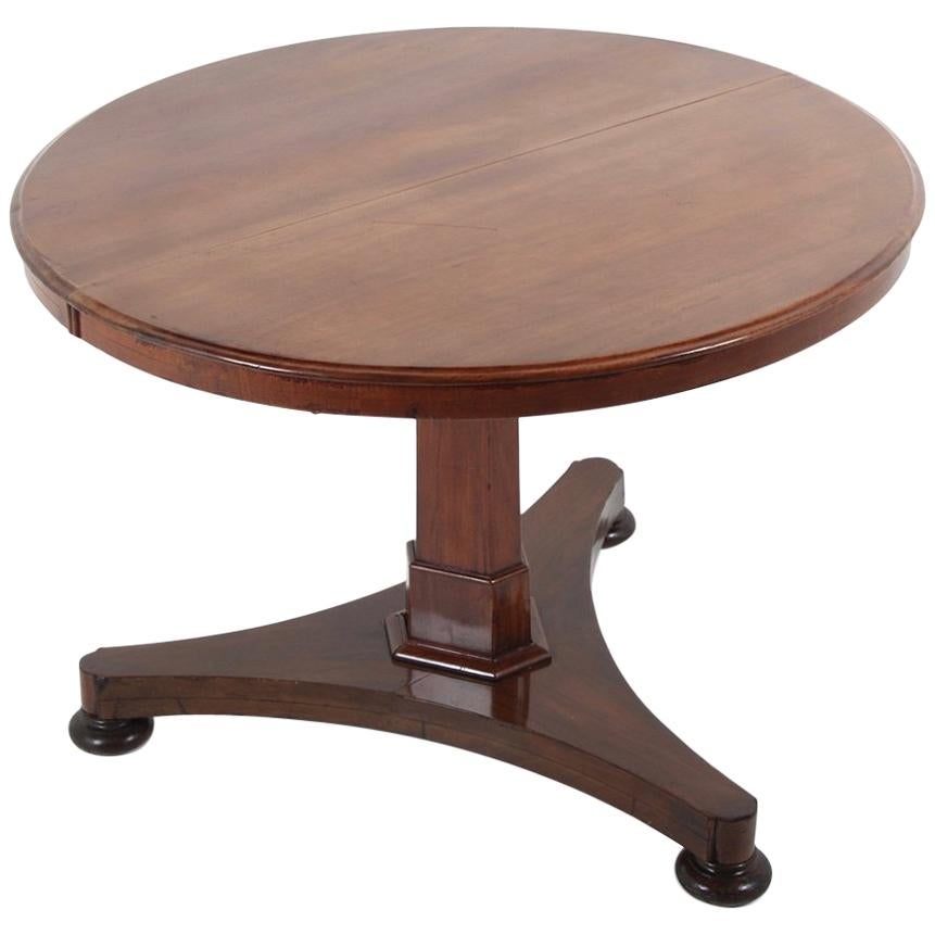 19th Century Round Mahogany Table
