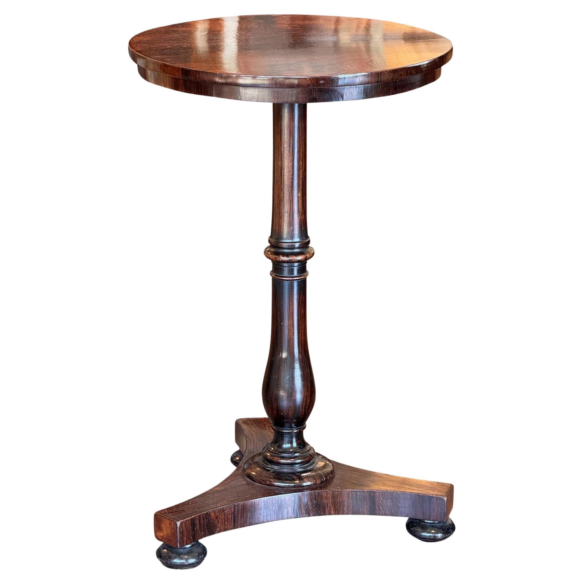 19th Century Round Rosewood Table