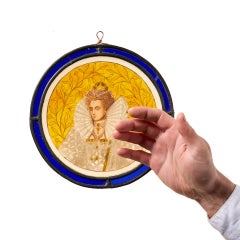19th Century Roundel Depicting Queen Elizabeth