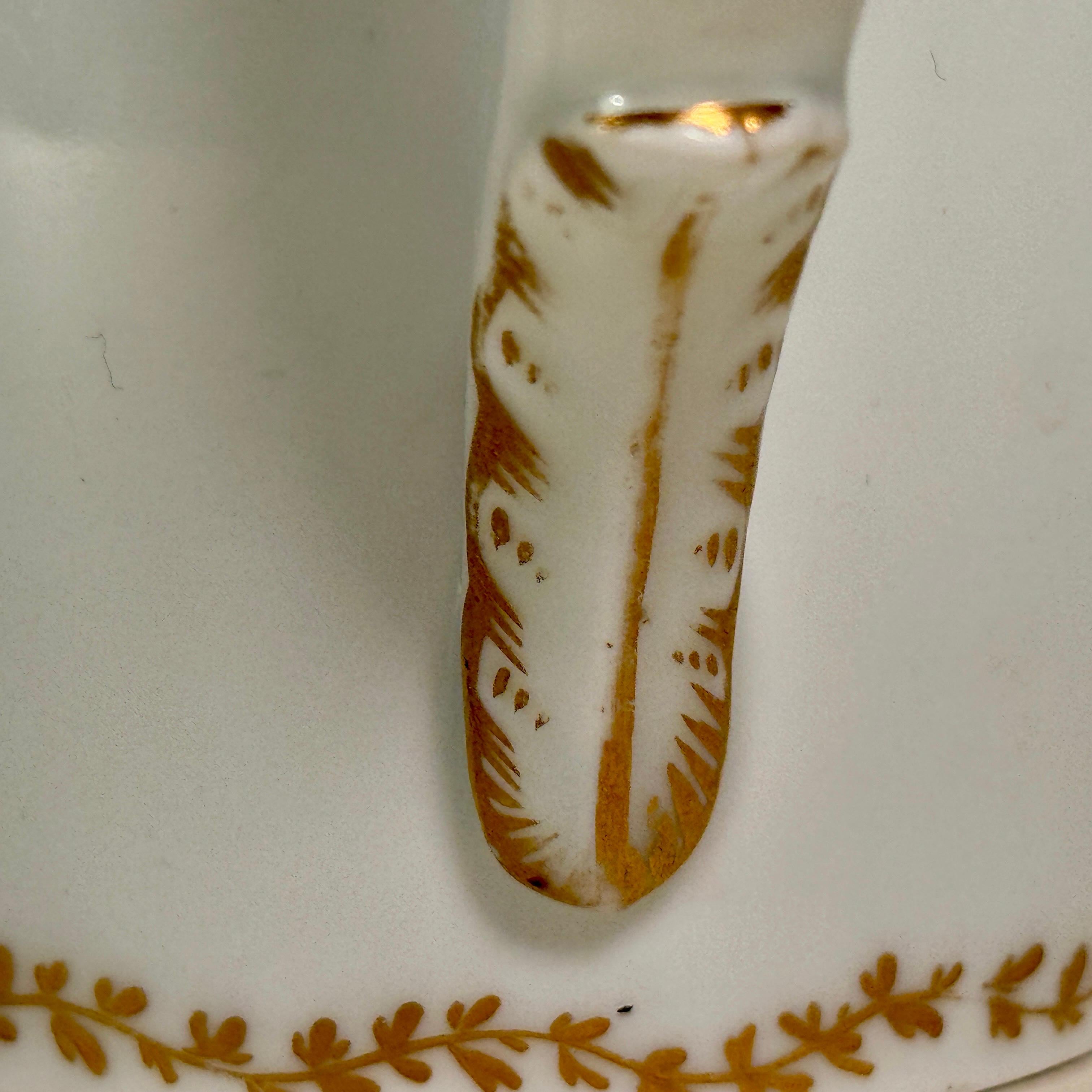 Cruche en porcelaine de Royal Copenhagen du XIXe siècle avec couvercle en argent doré, Danemark en vente 8
