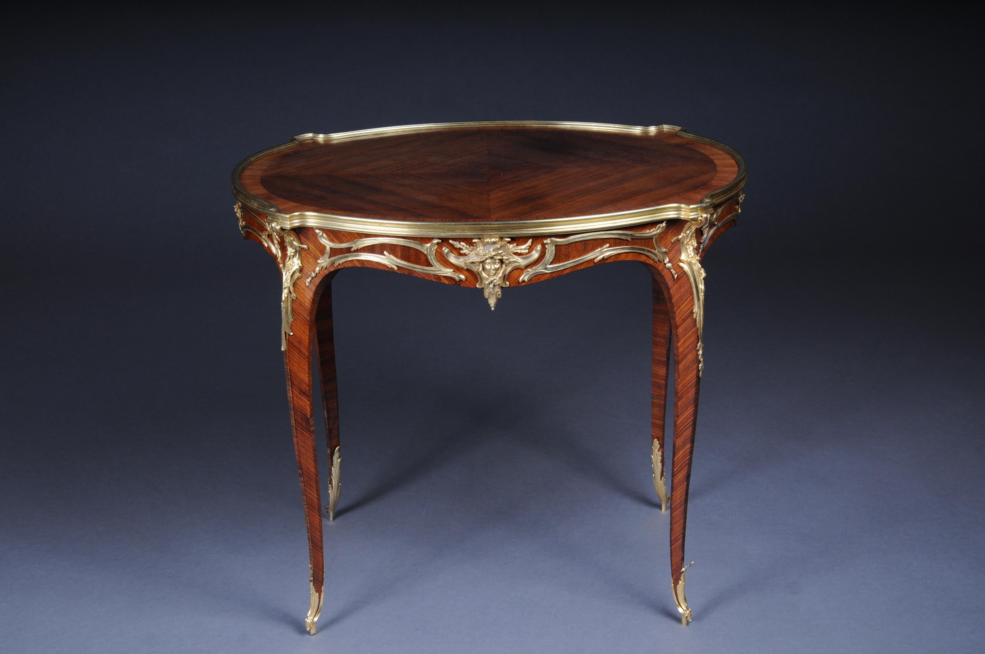 Gilt 19th Century Royal Side Table Francois Linke, Paris, Signed For Sale