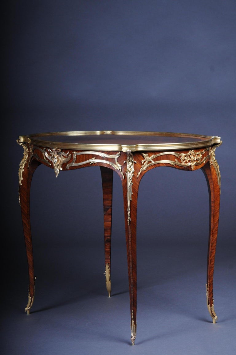 Bronze 19th Century Royal Side Table Francois Linke, Paris. Signed For Sale