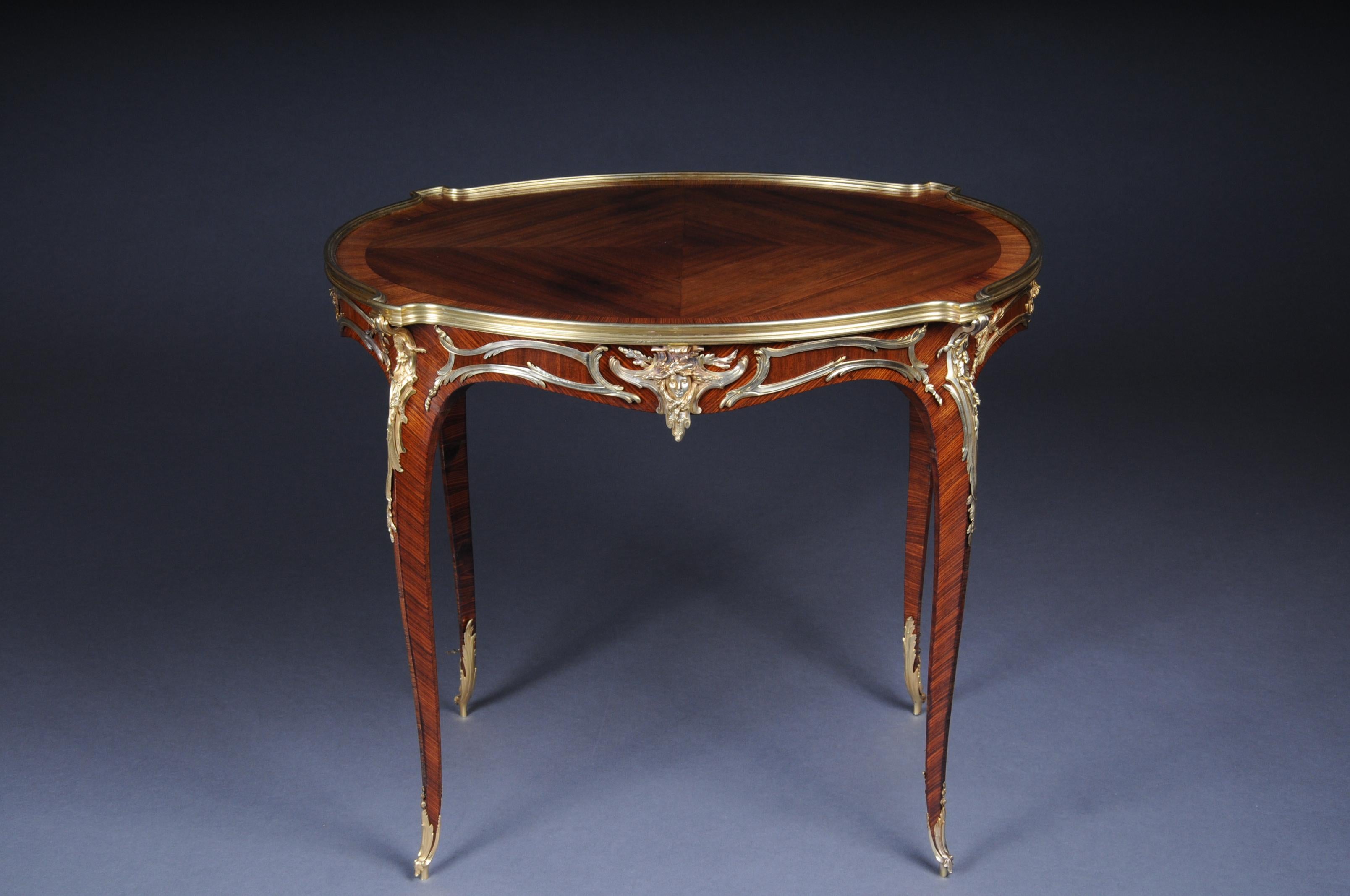 Table d'appoint française du XIXe siècle, signée Francois Link en vente 1