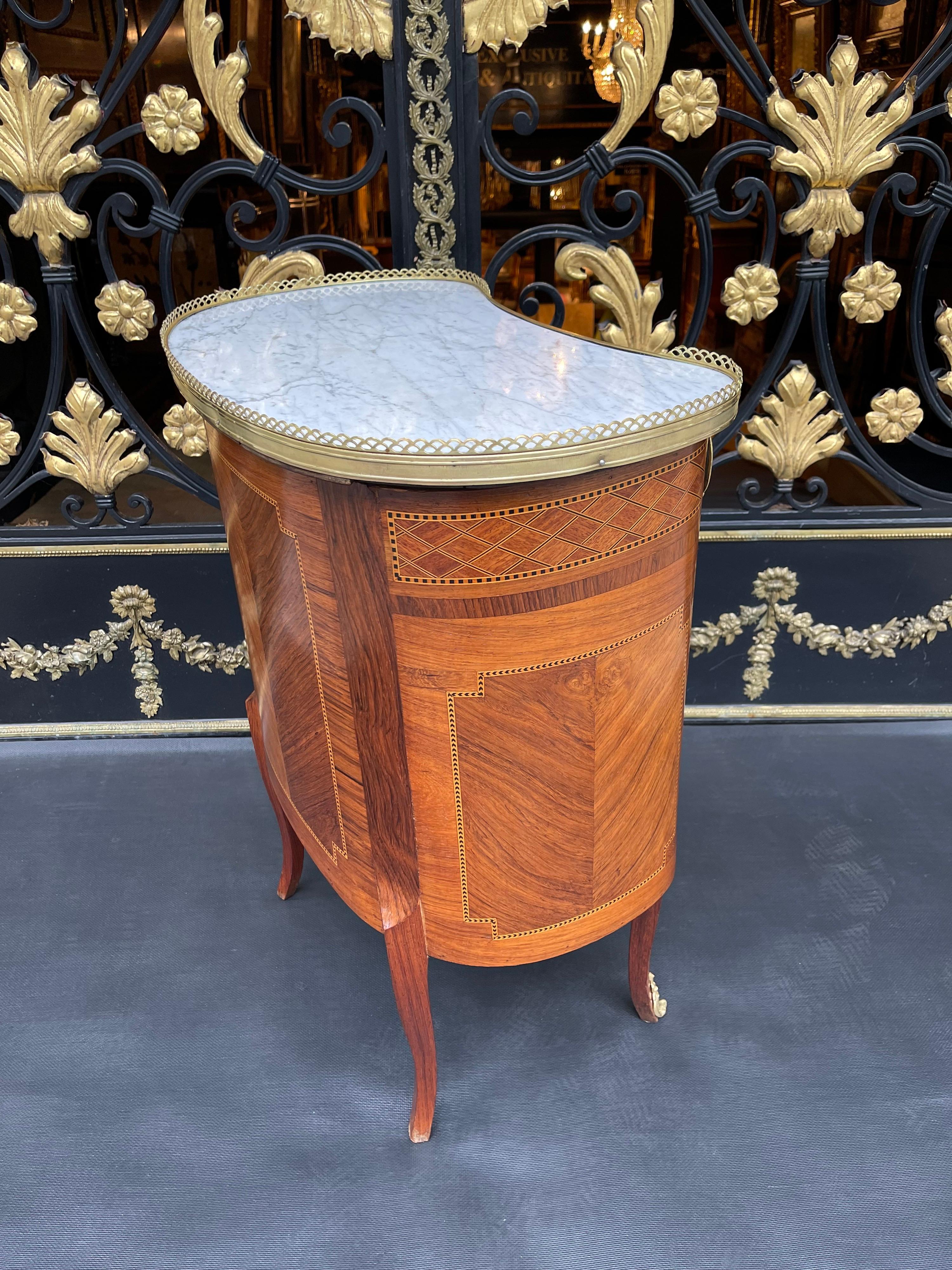 19th Century Royal Side Table, Paris, Fire-Gilded, Louis XV 3