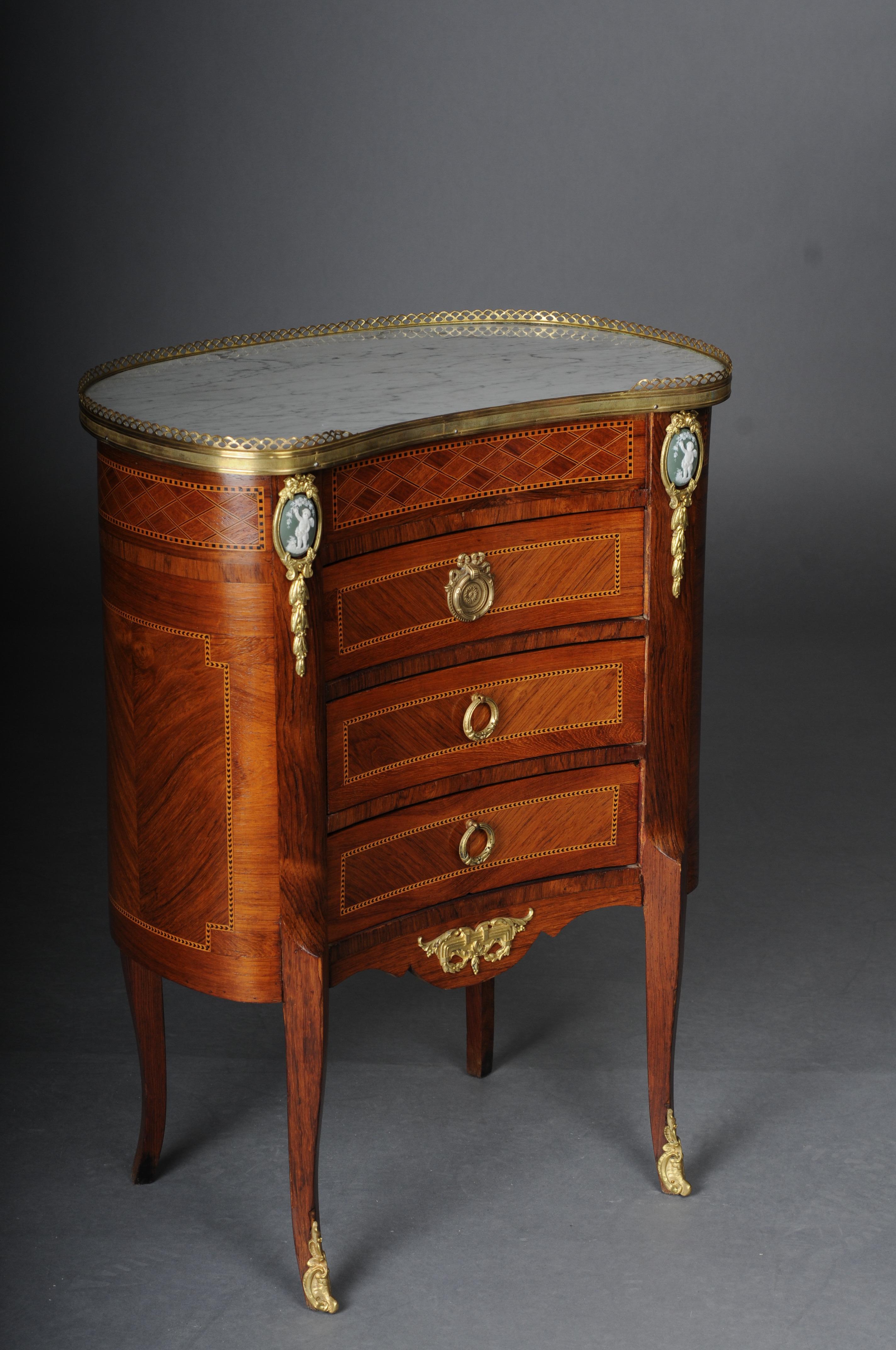 19th Century Royal Side Table, Paris, Fire-Gilded, Louis XV For Sale 8