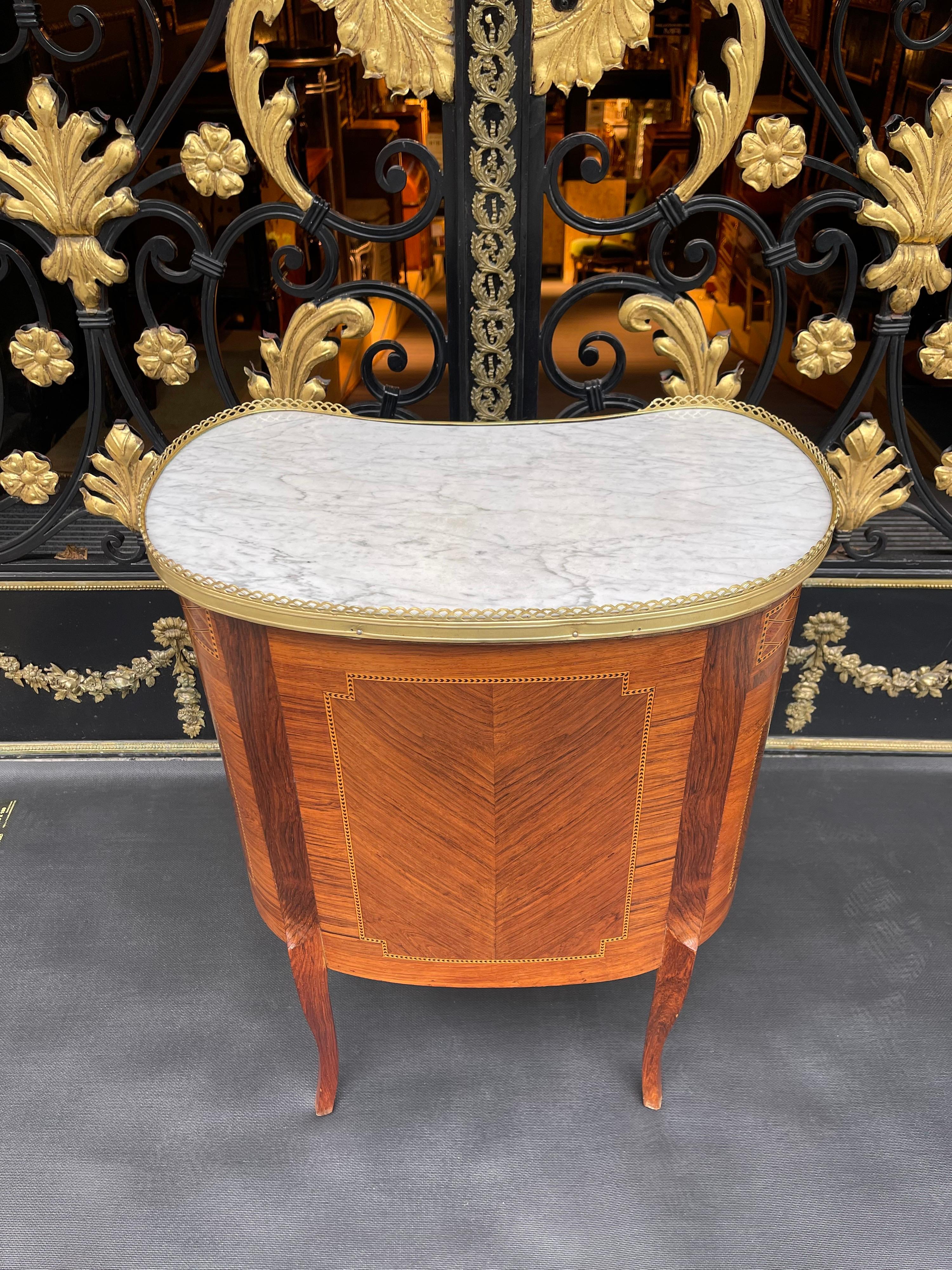 19th Century Royal Side Table, Paris, Fire-Gilded, Louis XV 11