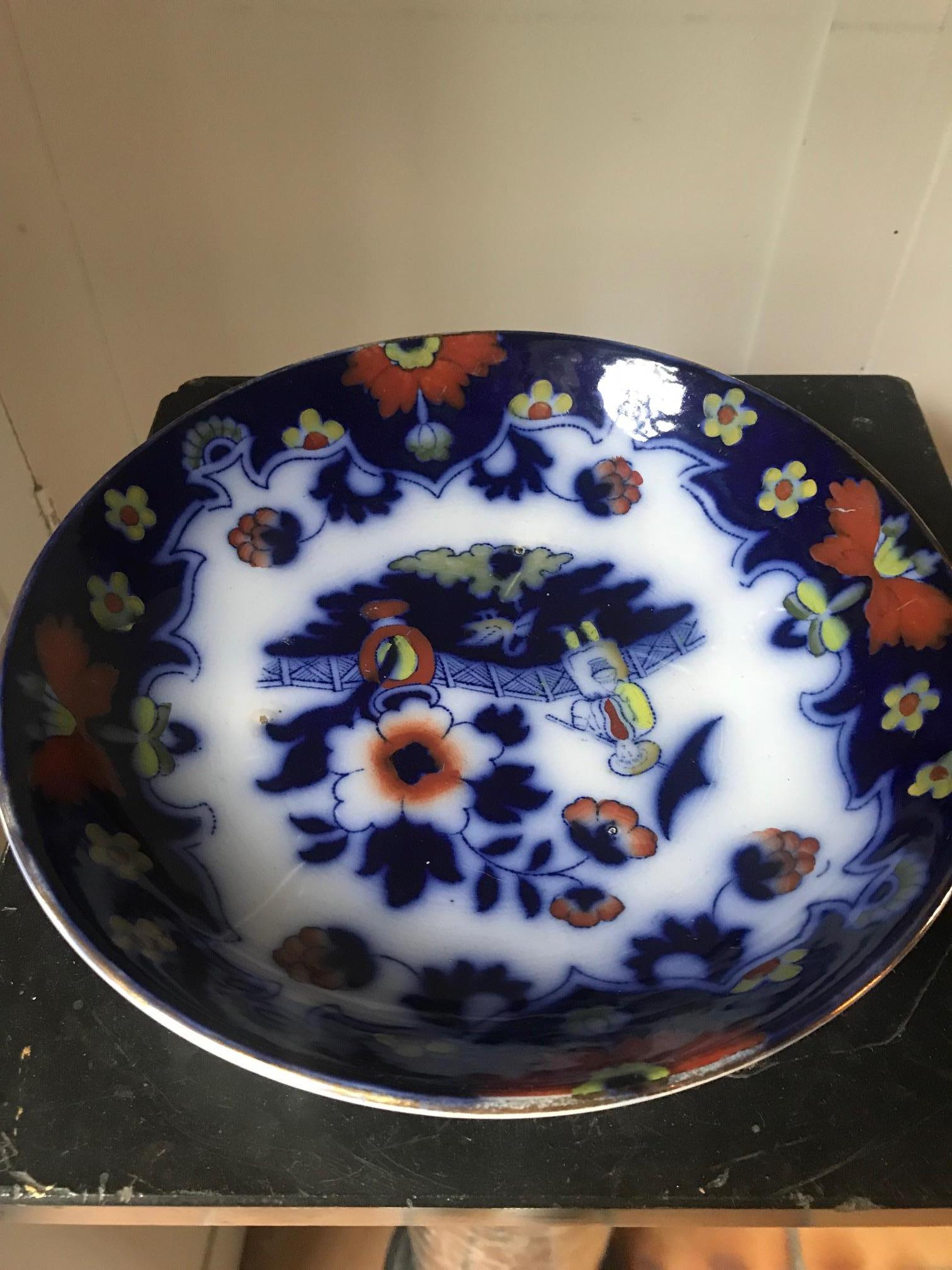 Pottery 19th Century Royal Staffordshire Large Cup and Saucer For Sale
