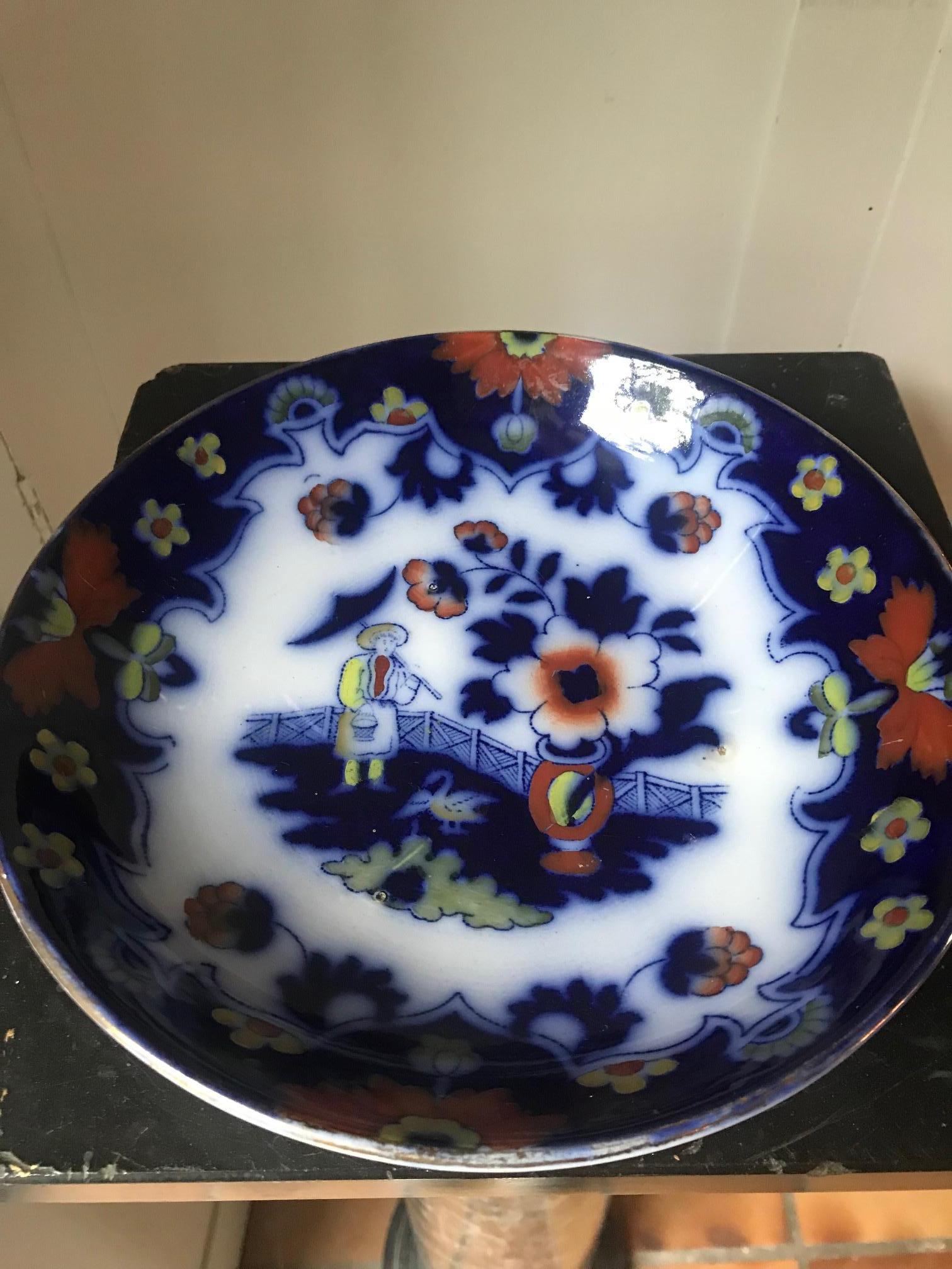 19th Century Royal Staffordshire Large Cup and Saucer For Sale 1