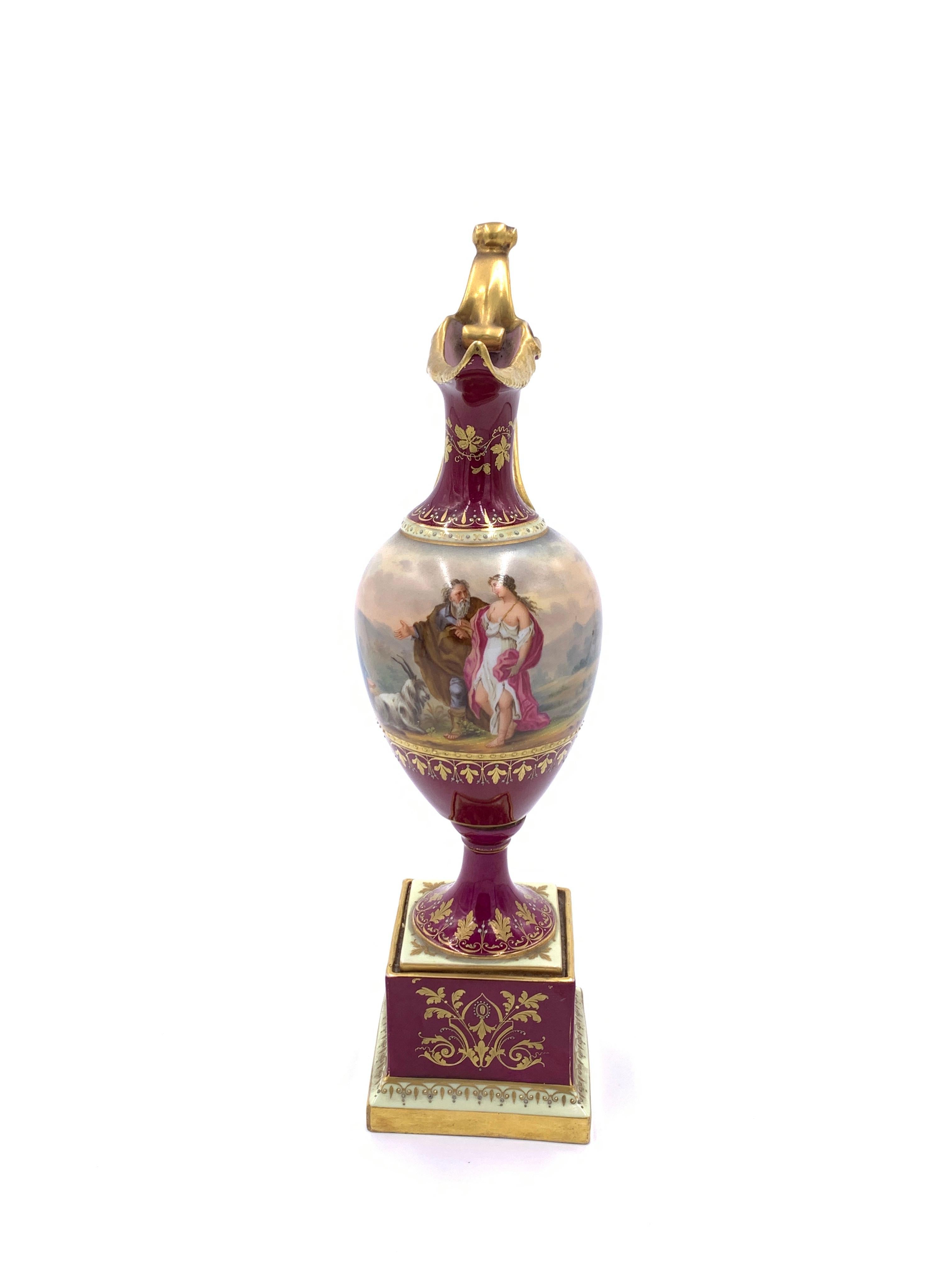 19th Century Royal Vienna Ewer In Good Condition For Sale In London, GB