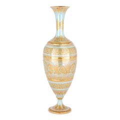 19th Century Royal Vienna Porcelain Cabinet Vase Depicting Ruth