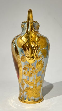 19th Century Royal Vienna Porcelain Portrait Vase Entitled Hoffnung (Hope)