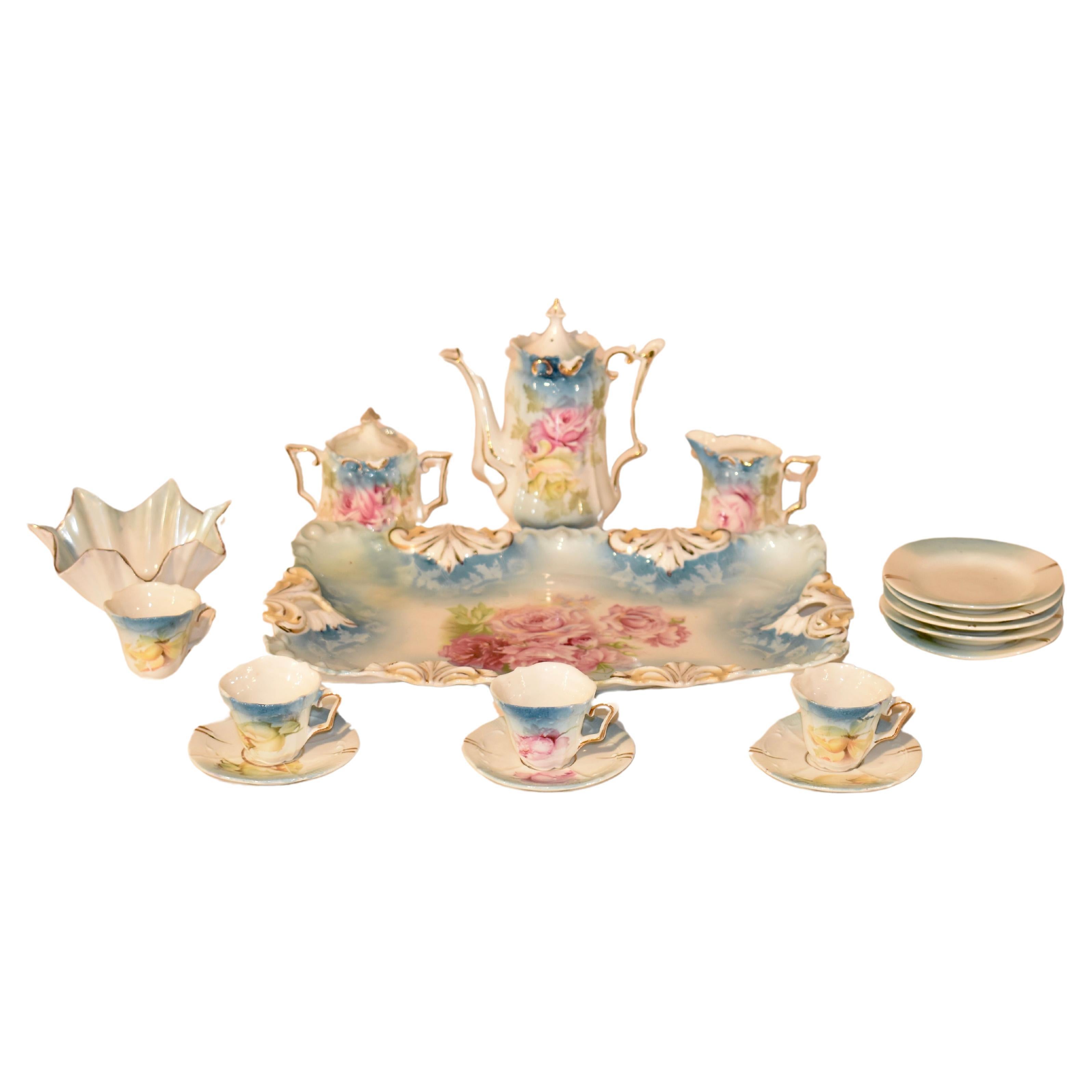 19th Century R.S. Prussia Children's Tea Set For Sale
