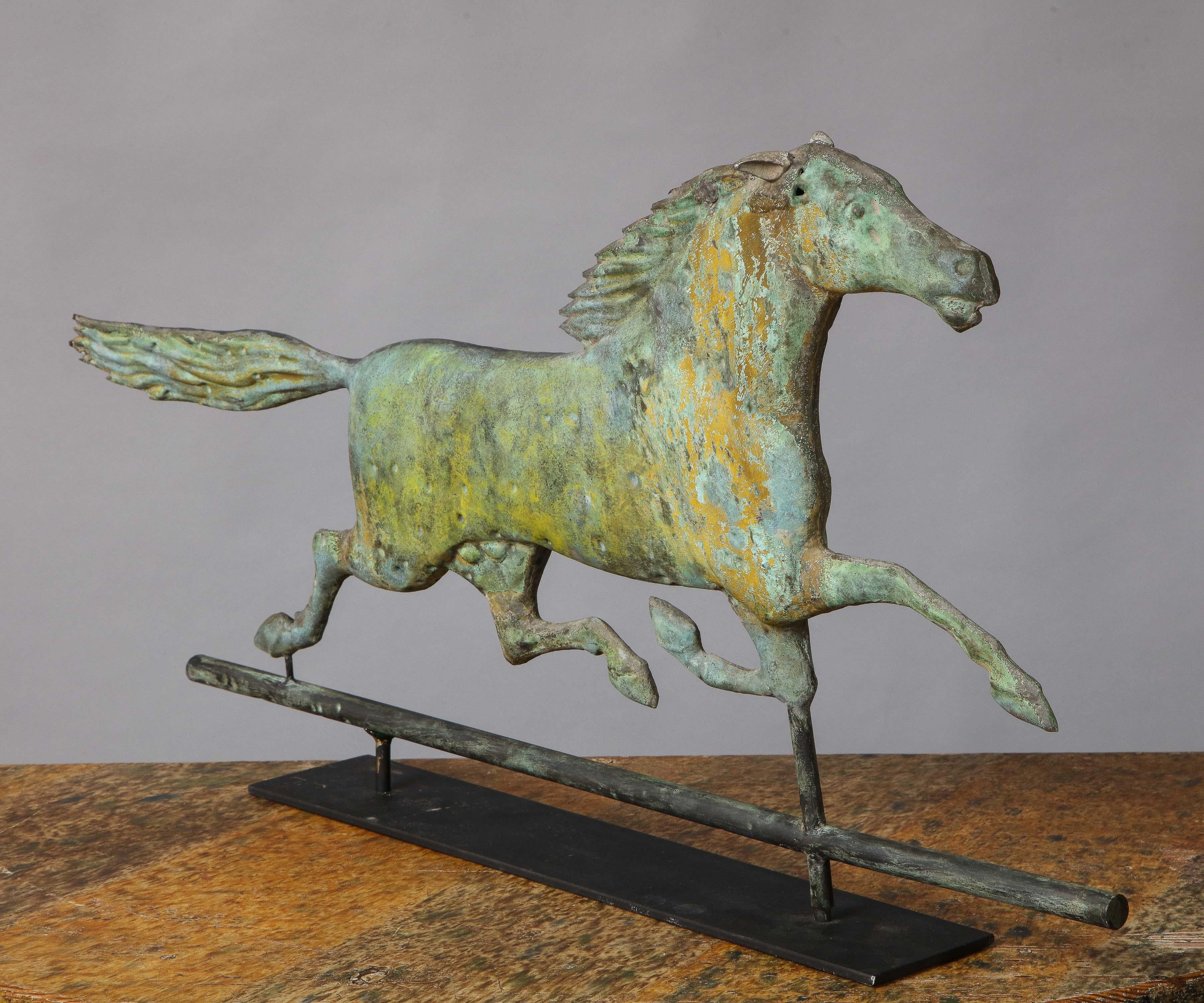 19th Century Running Horse Weathervane In Good Condition For Sale In Greenwich, CT