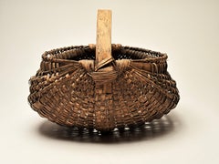 19th century Rural Egg Collection Buttocks Basket