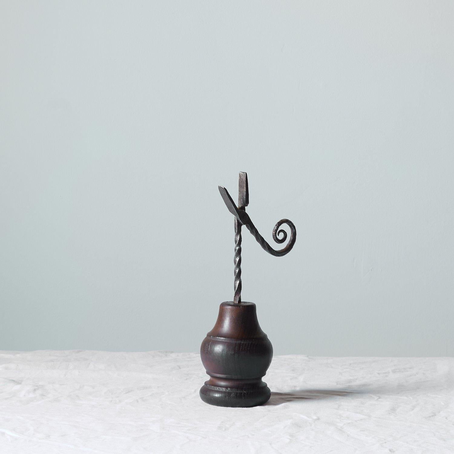 Début de l'époque victorienne Lampe de forgeron du 19e siècle, fabriquée en 1840 en vente