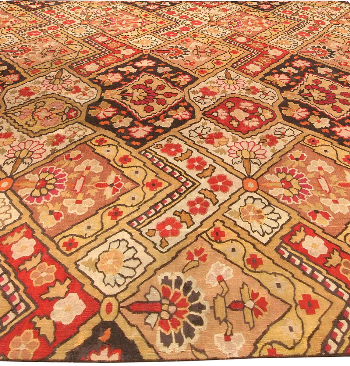 Hand-Knotted 19th Century Russian Bessarabian Carpet 'Fragment' For Sale