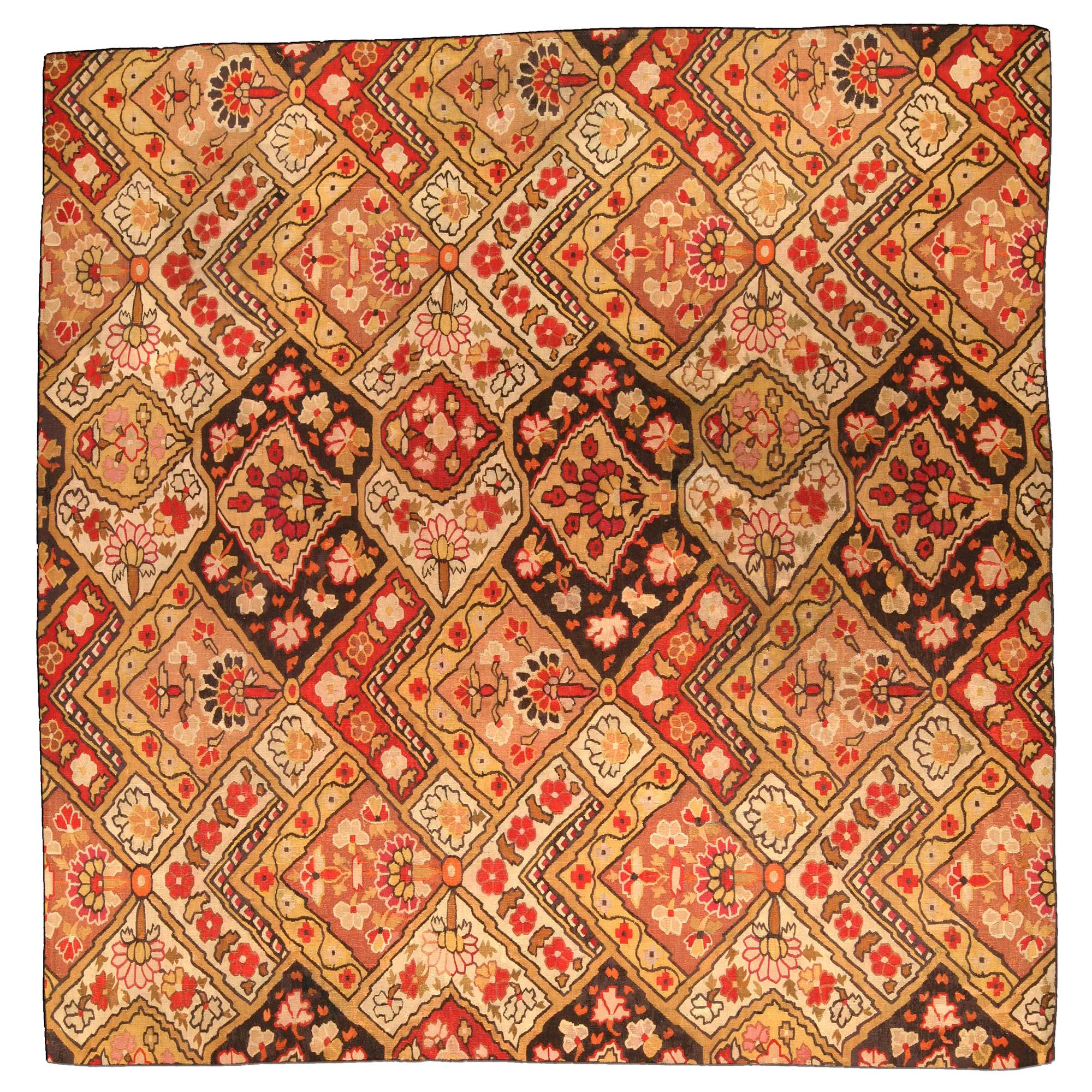 19th Century Russian Bessarabian Carpet 'Fragment' For Sale